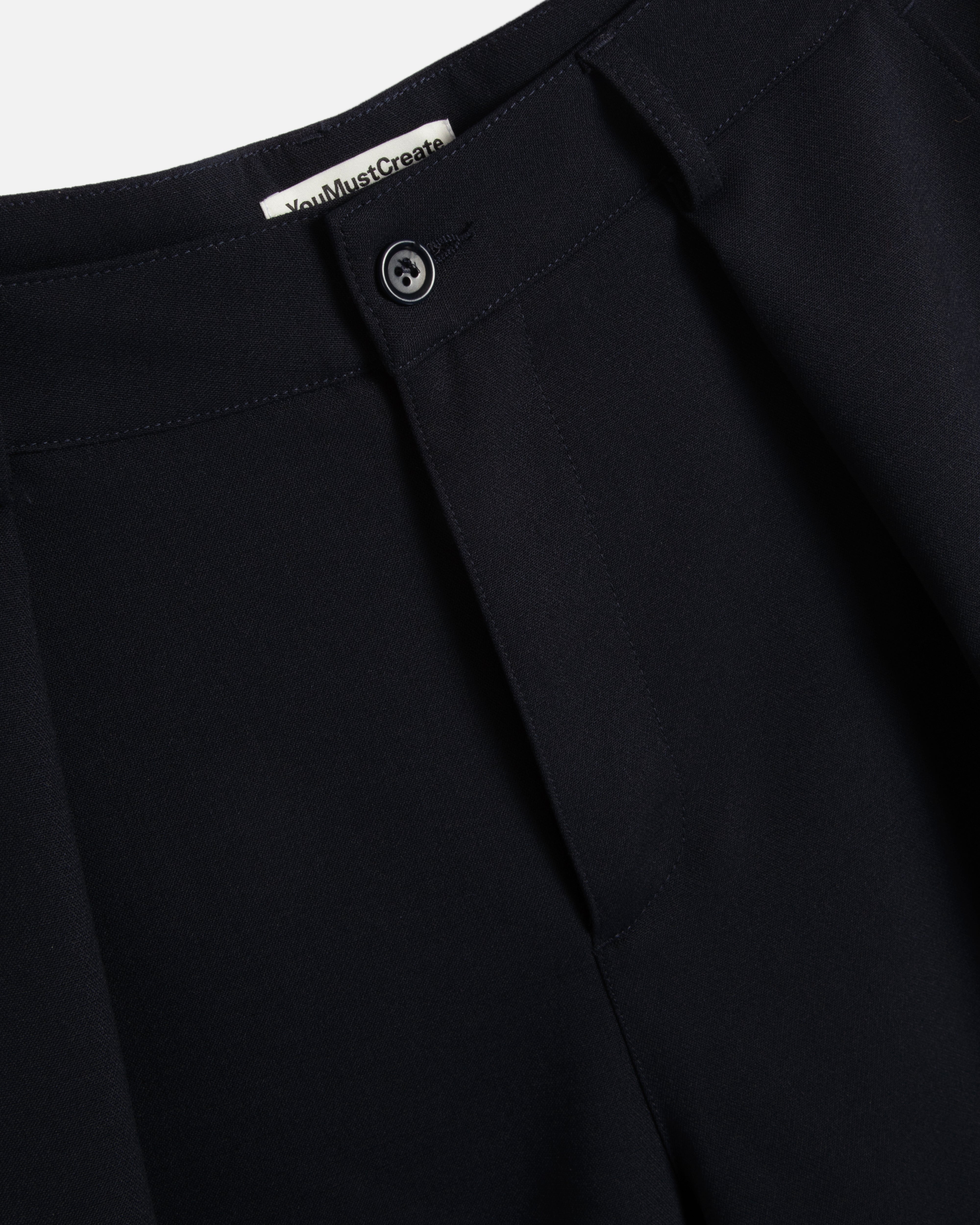 【タグ付新品未使用】Time is on T/C PRESSED TROUSER Alec K-Dart Jersey Trousers (T07-24-BLACK-GREY-TEAL-STRIPES)