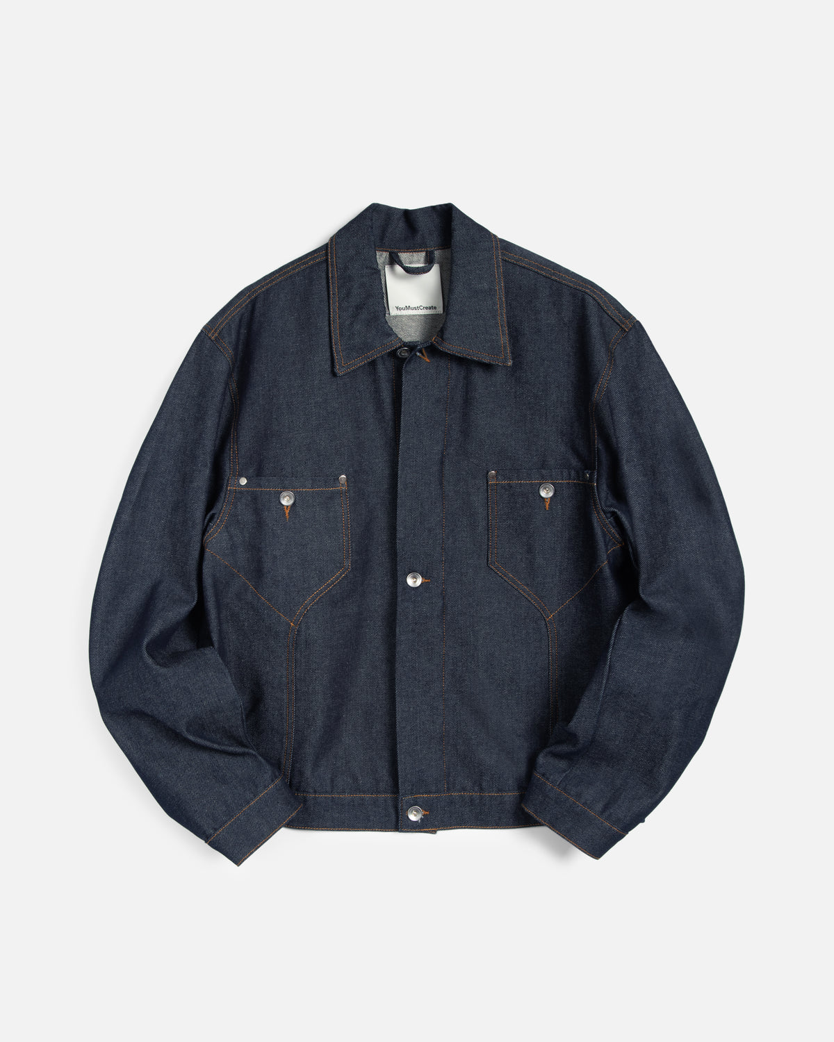 Sutures Denim Jacket in Raw Indigo – lorenz Menswear Munakata Muku 