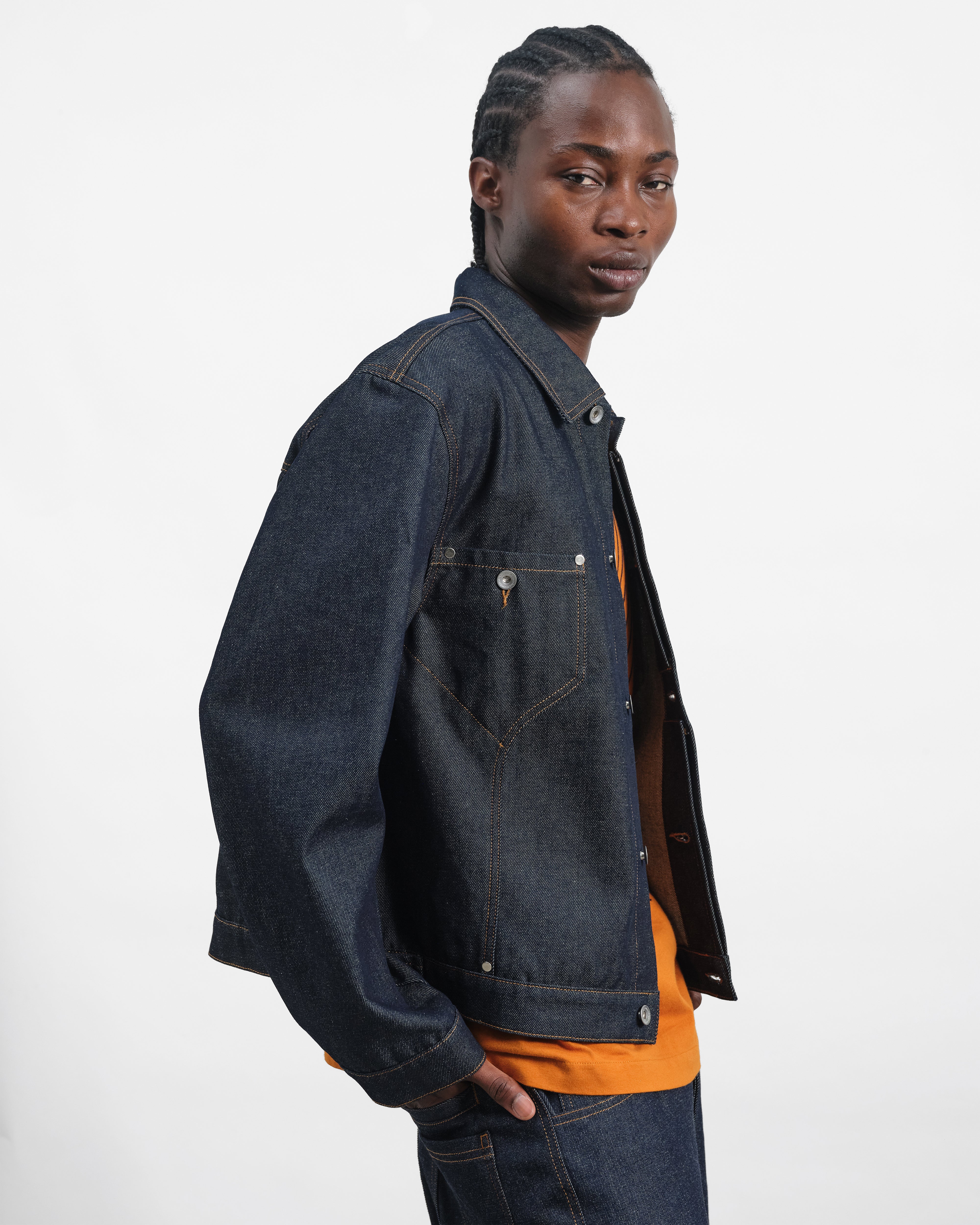 Loft Jacket Indigo | YMC | You Must Create