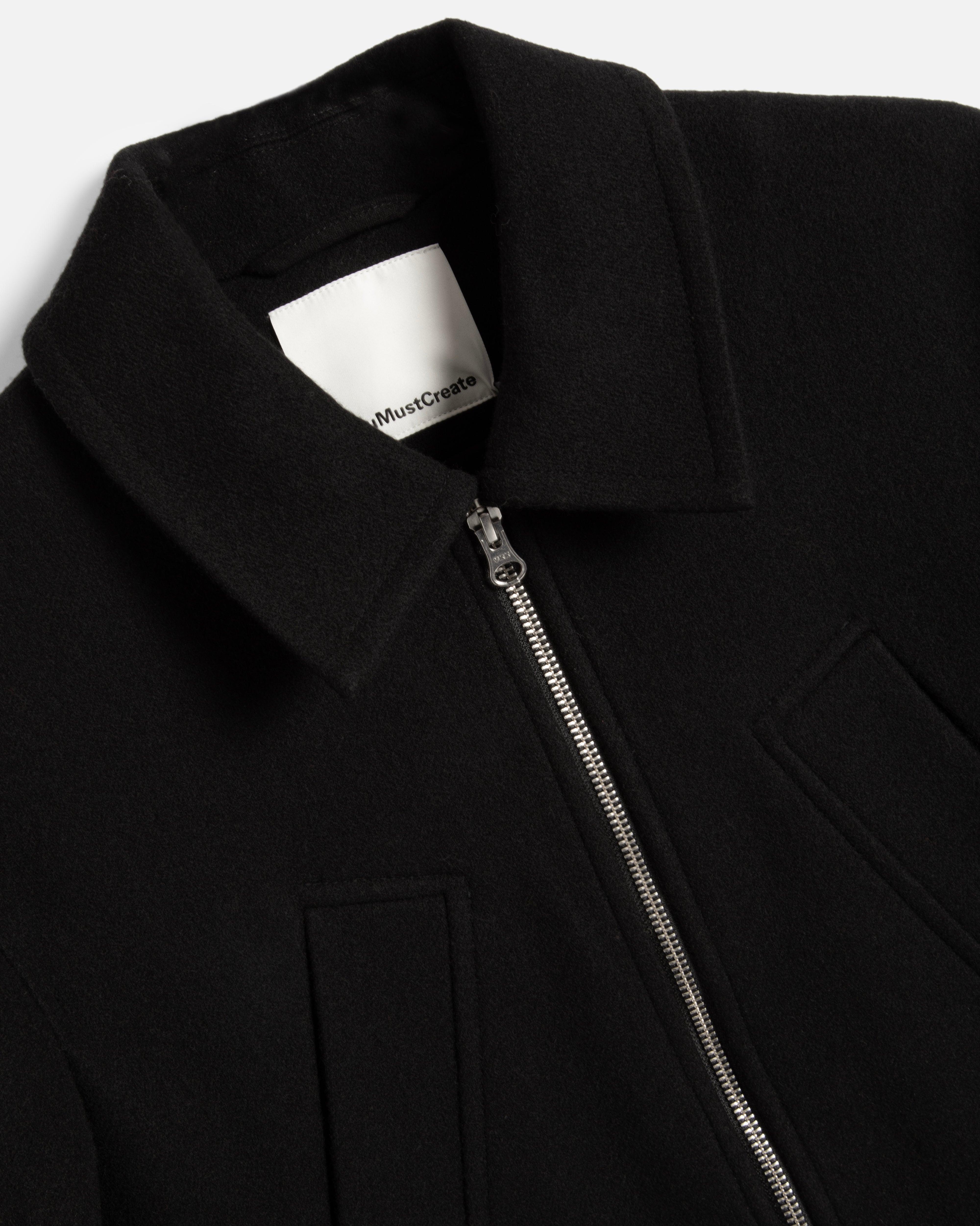 未使用　ARTISAN embroidery wool jacket black Repetition Jacket Black | YMC | You Must Create
