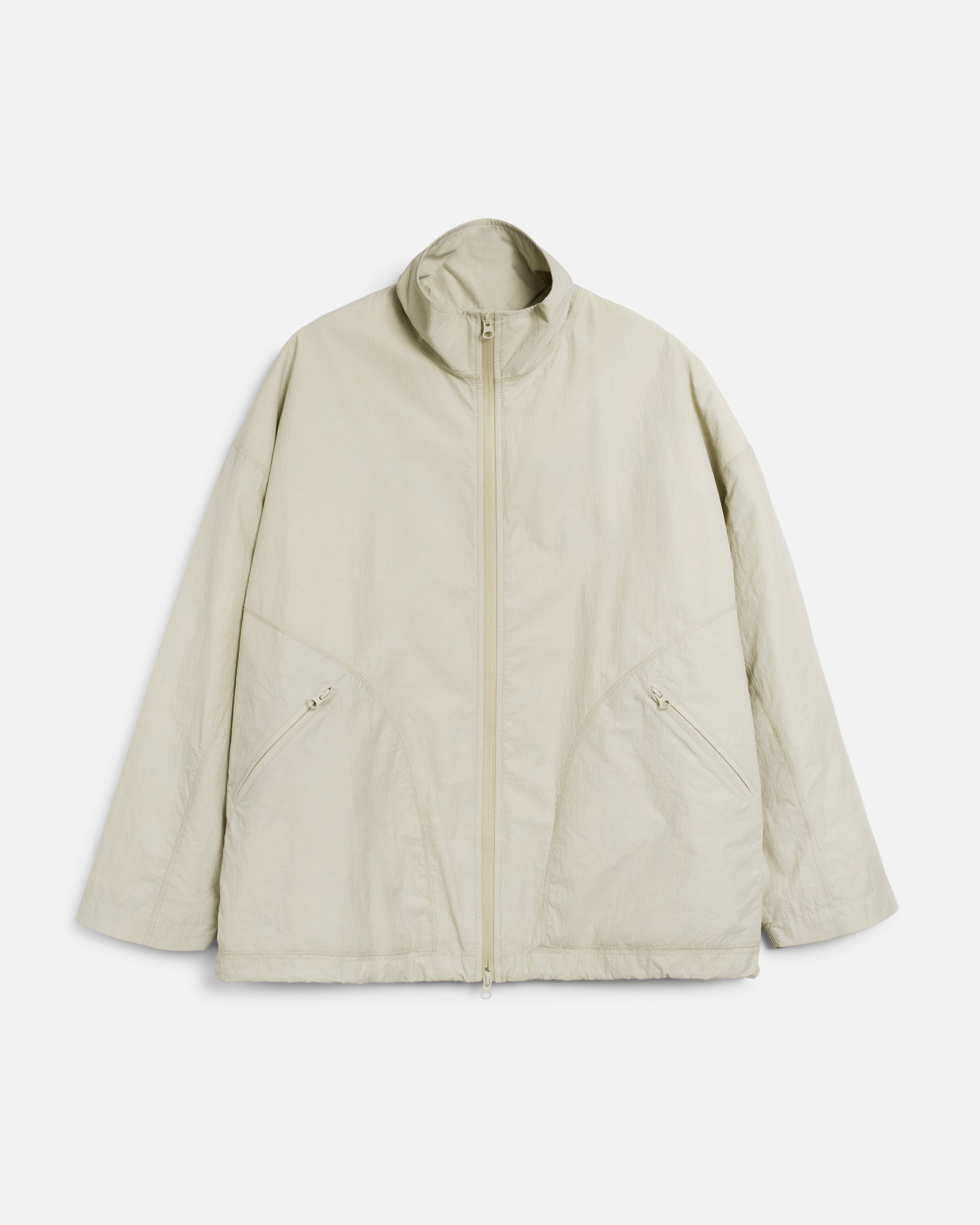 Aaron Zip Jacket Stone | YMC | You Must Create
