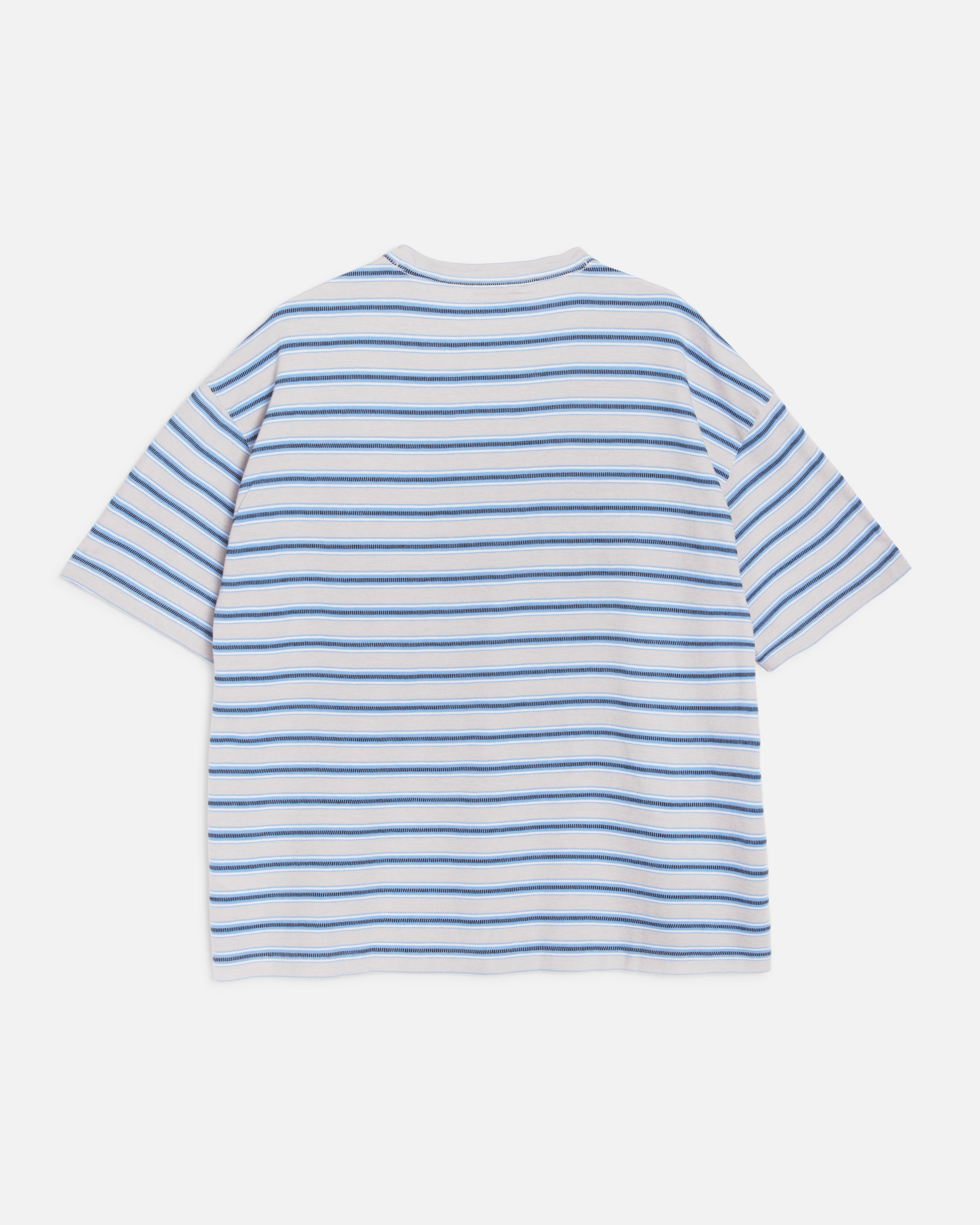 Triple Stripe T-Shirt Blue | YMC | You Must Create