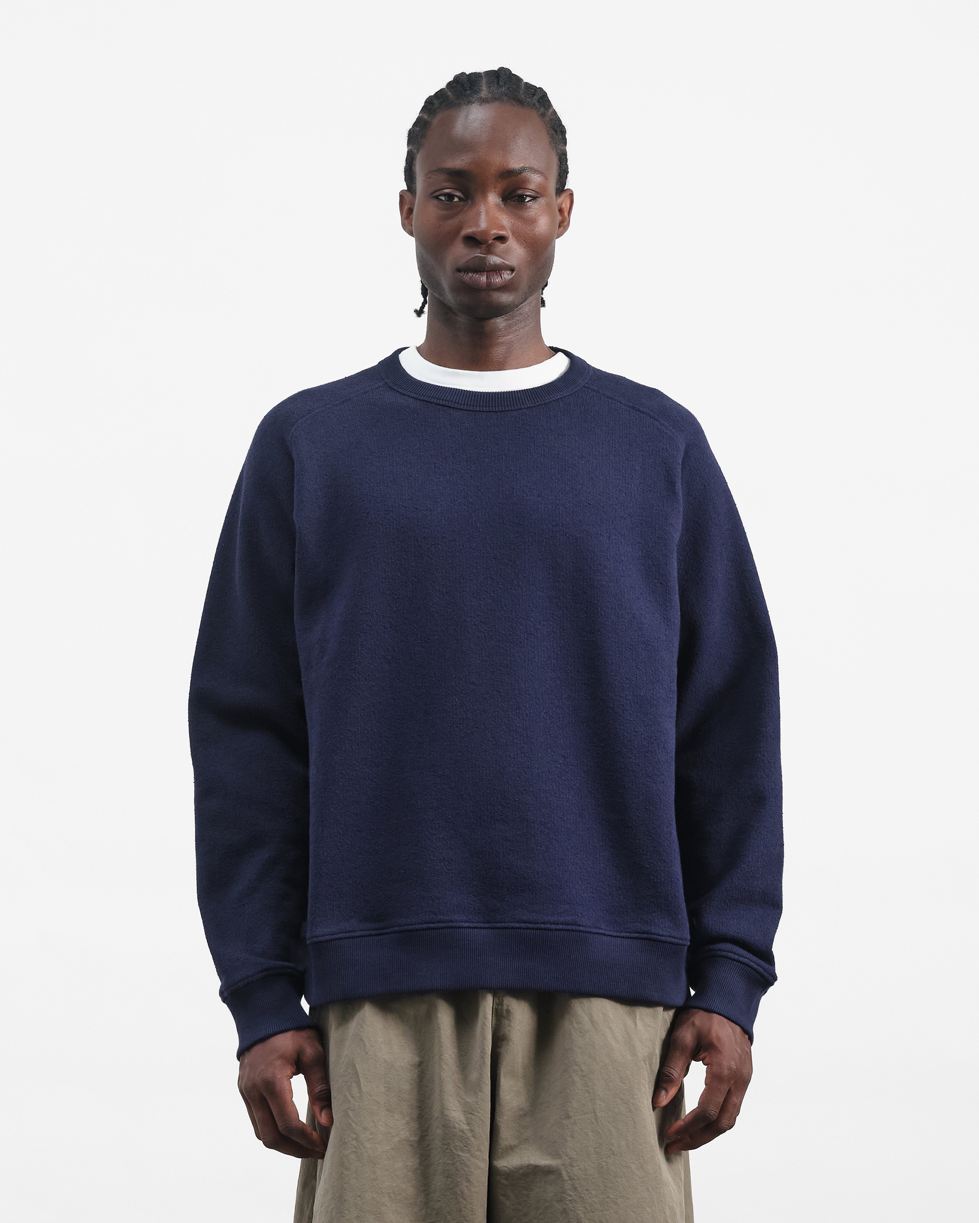 Almost Grown Sweatshirt Navy | YMC | You Must Create Almost Grown Sweatshirt Navy | YMC | You Must Create