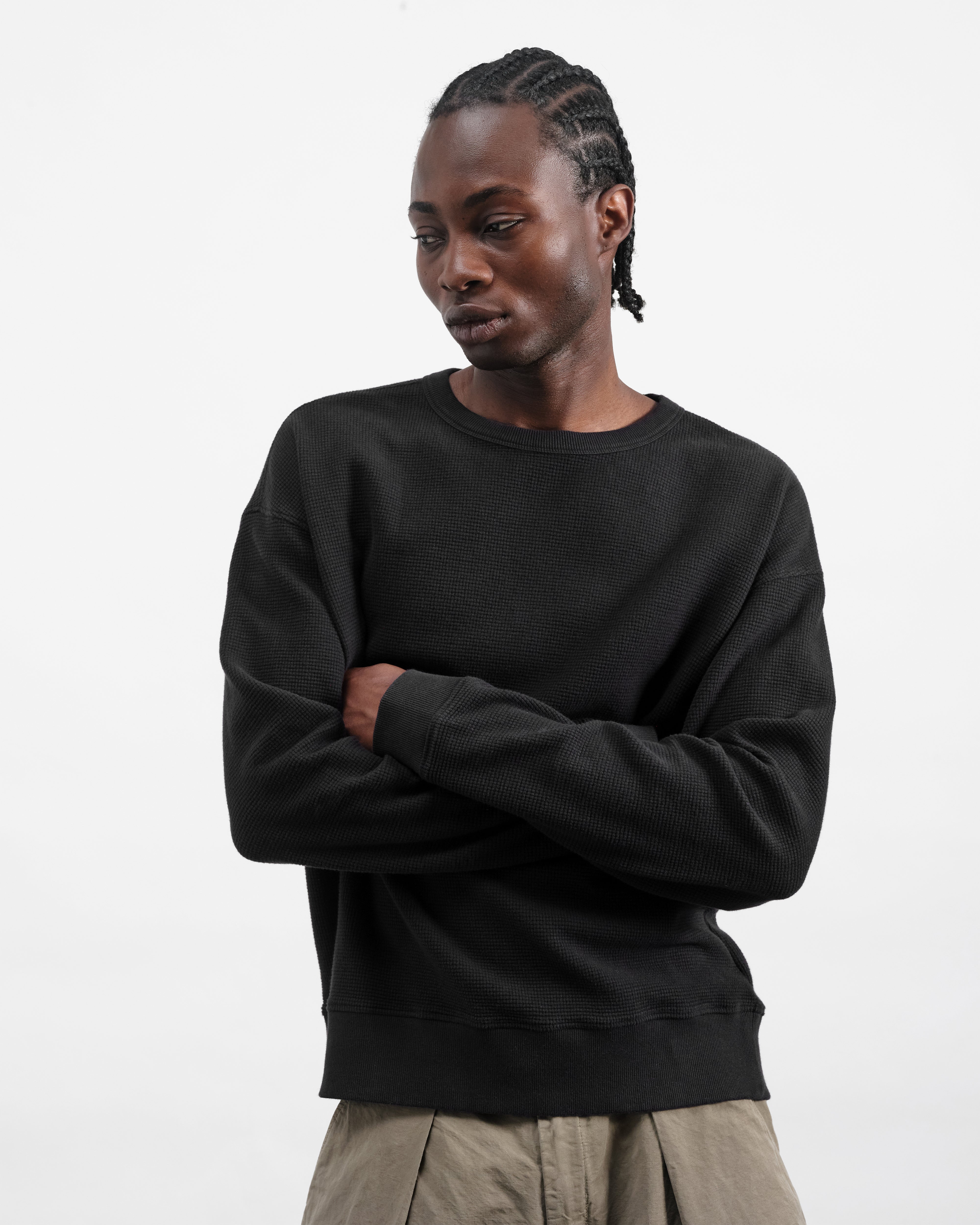Versatile Sweatshirt Black | YMC | You Must Create