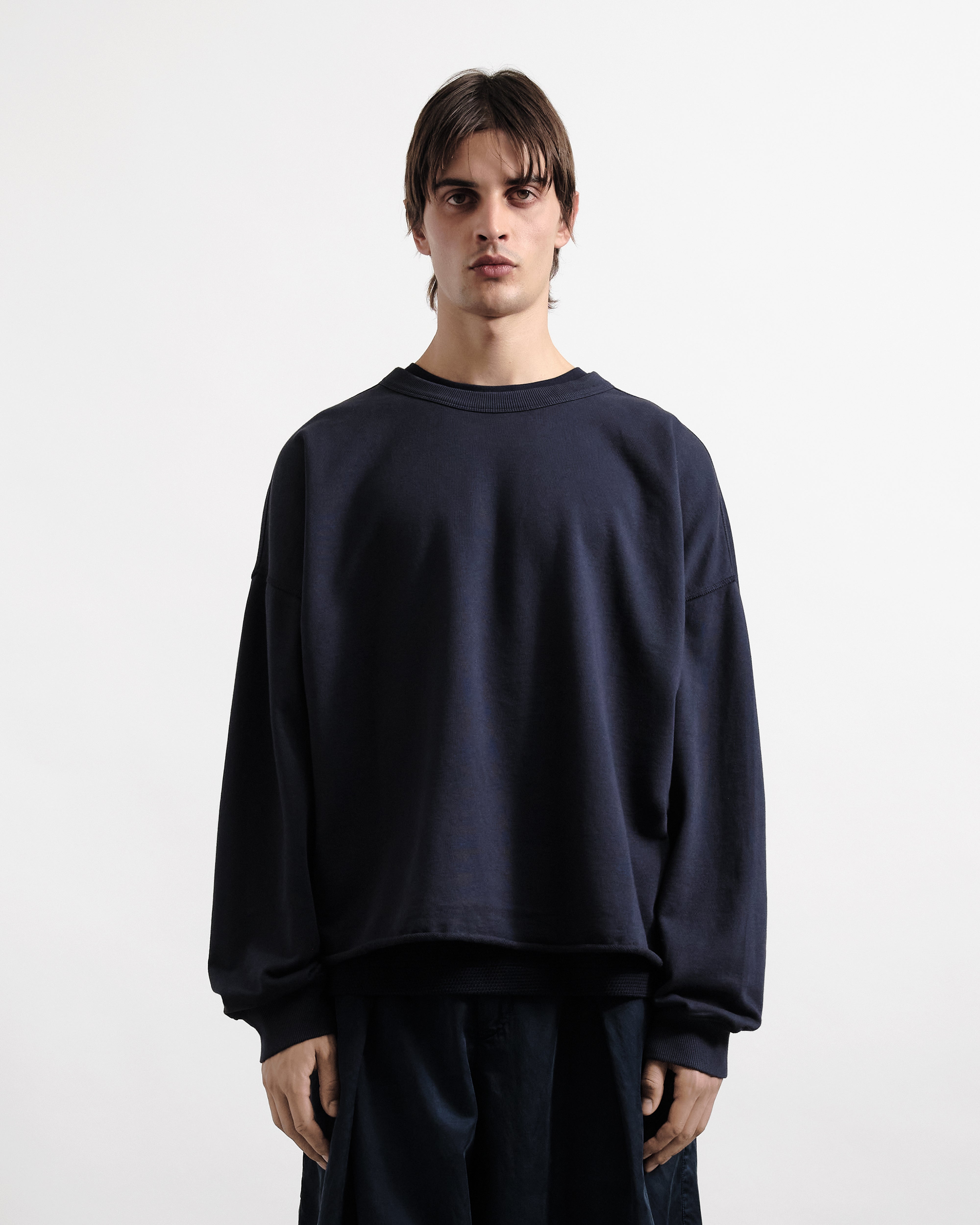 Studio Sweatshirt Navy | YMC | You Must Create