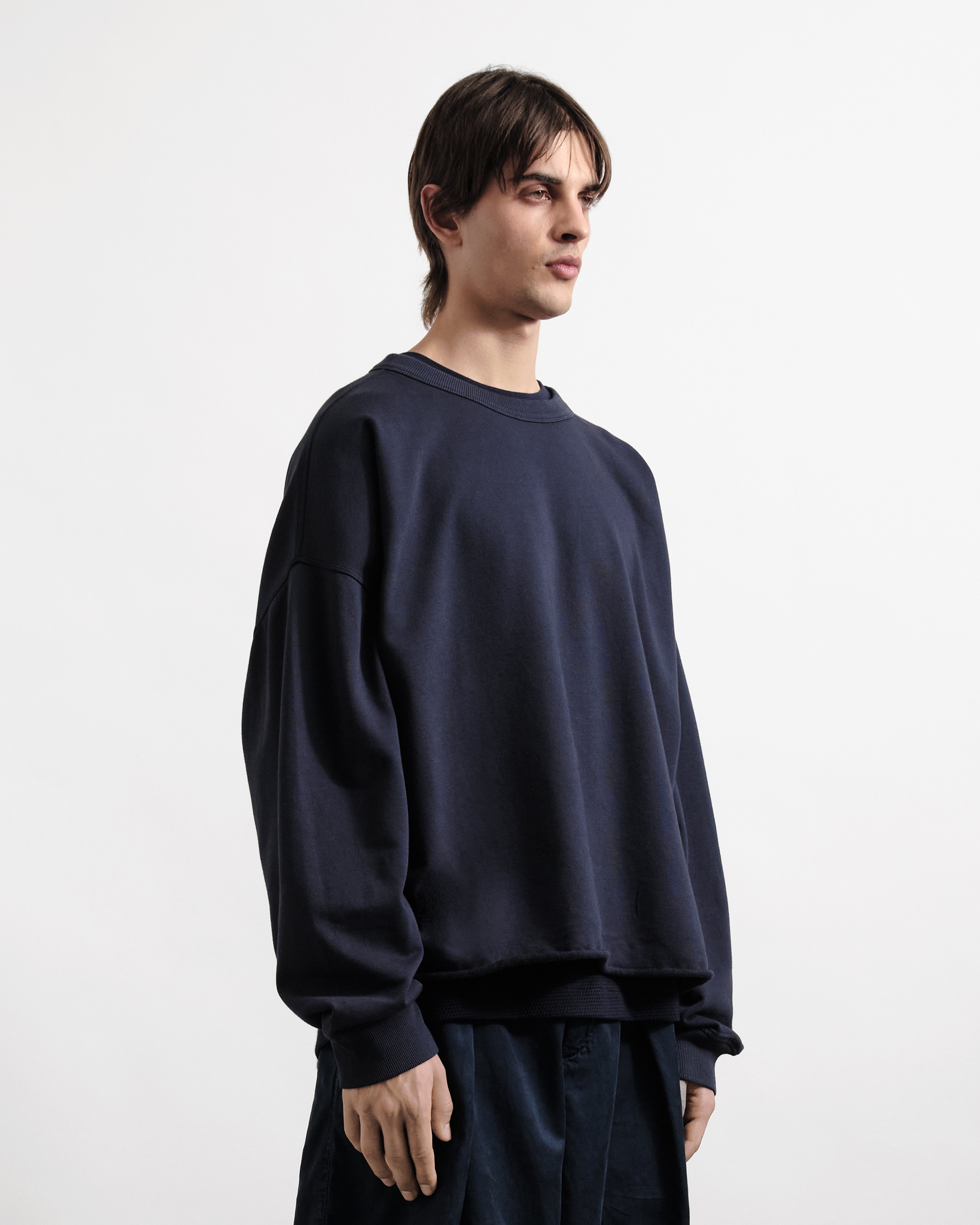 Studio Sweatshirt Navy | YMC | You Must Create