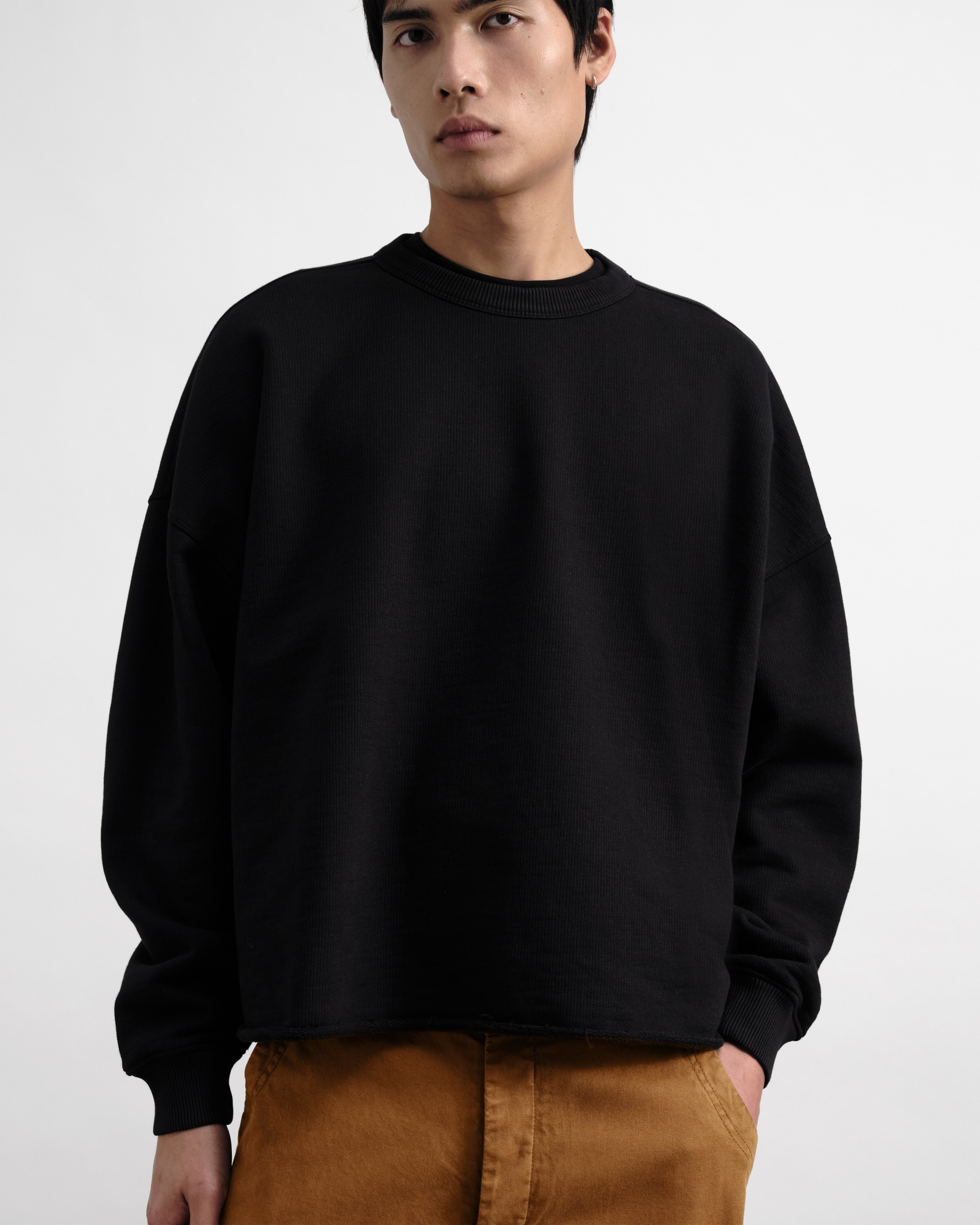 Studio Sweatshirt Black | YMC | You Must Create