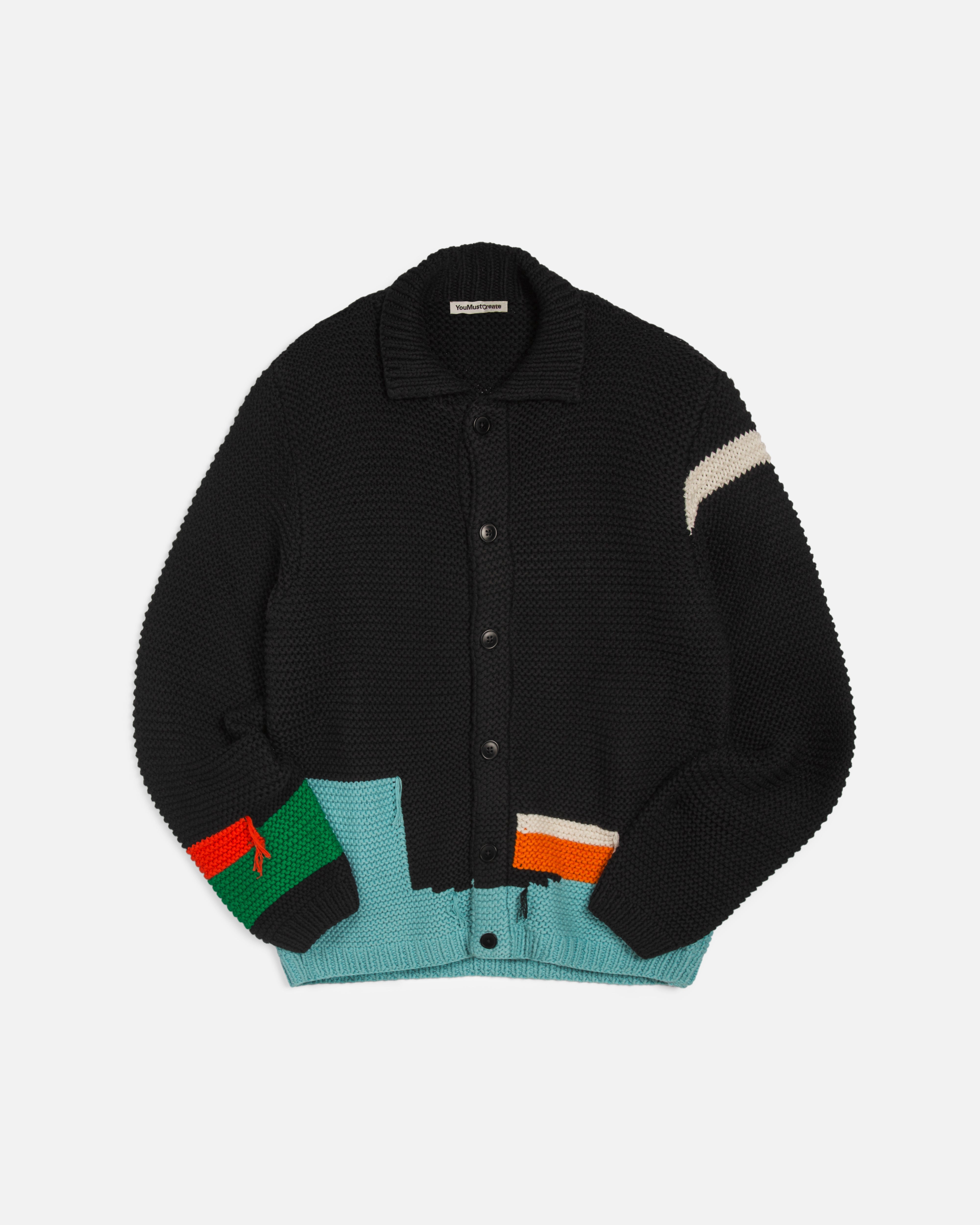 Baker Cardigan Black | YMC | You Must Create