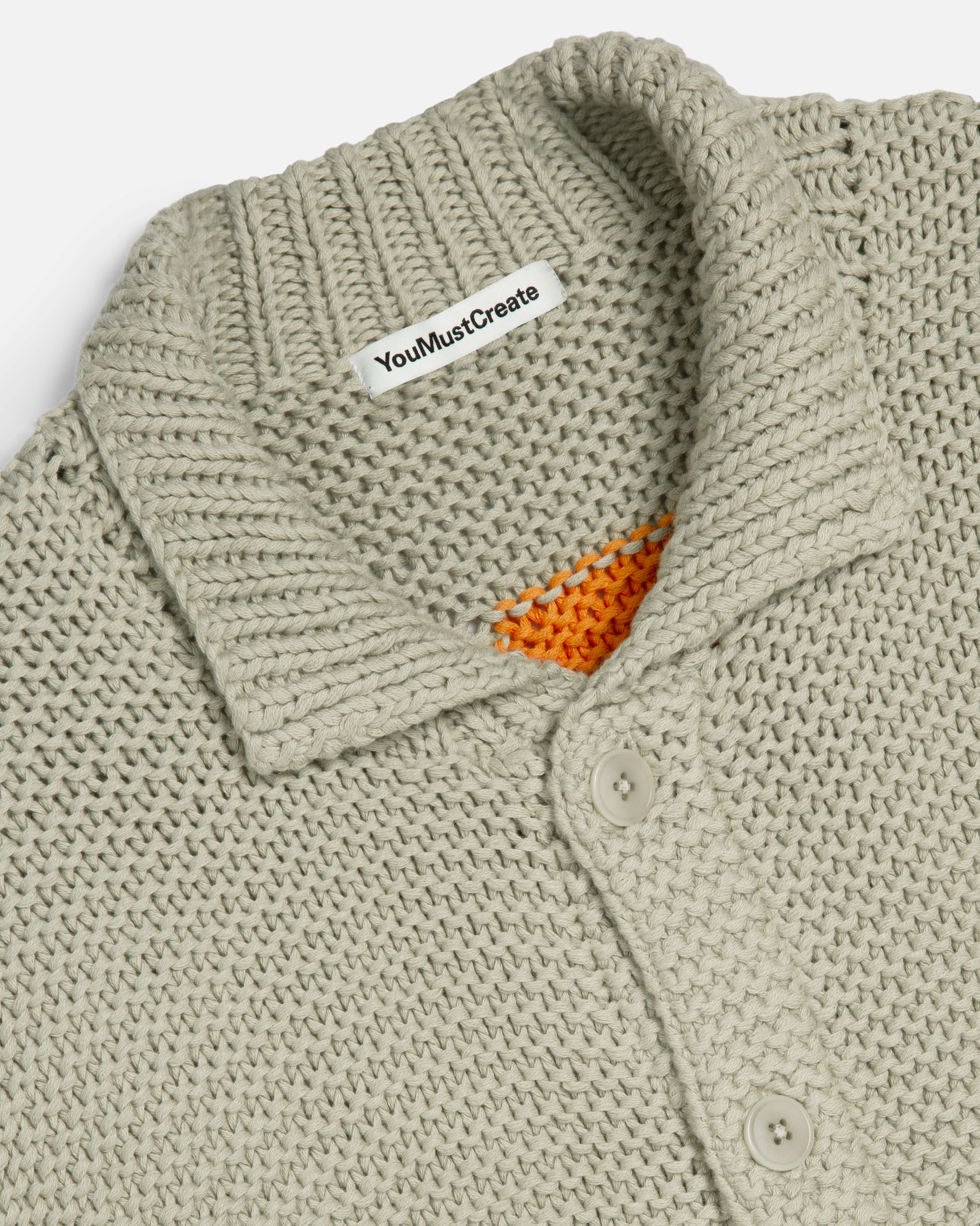 Baker Cardigan Natural | YMC | You Must Create