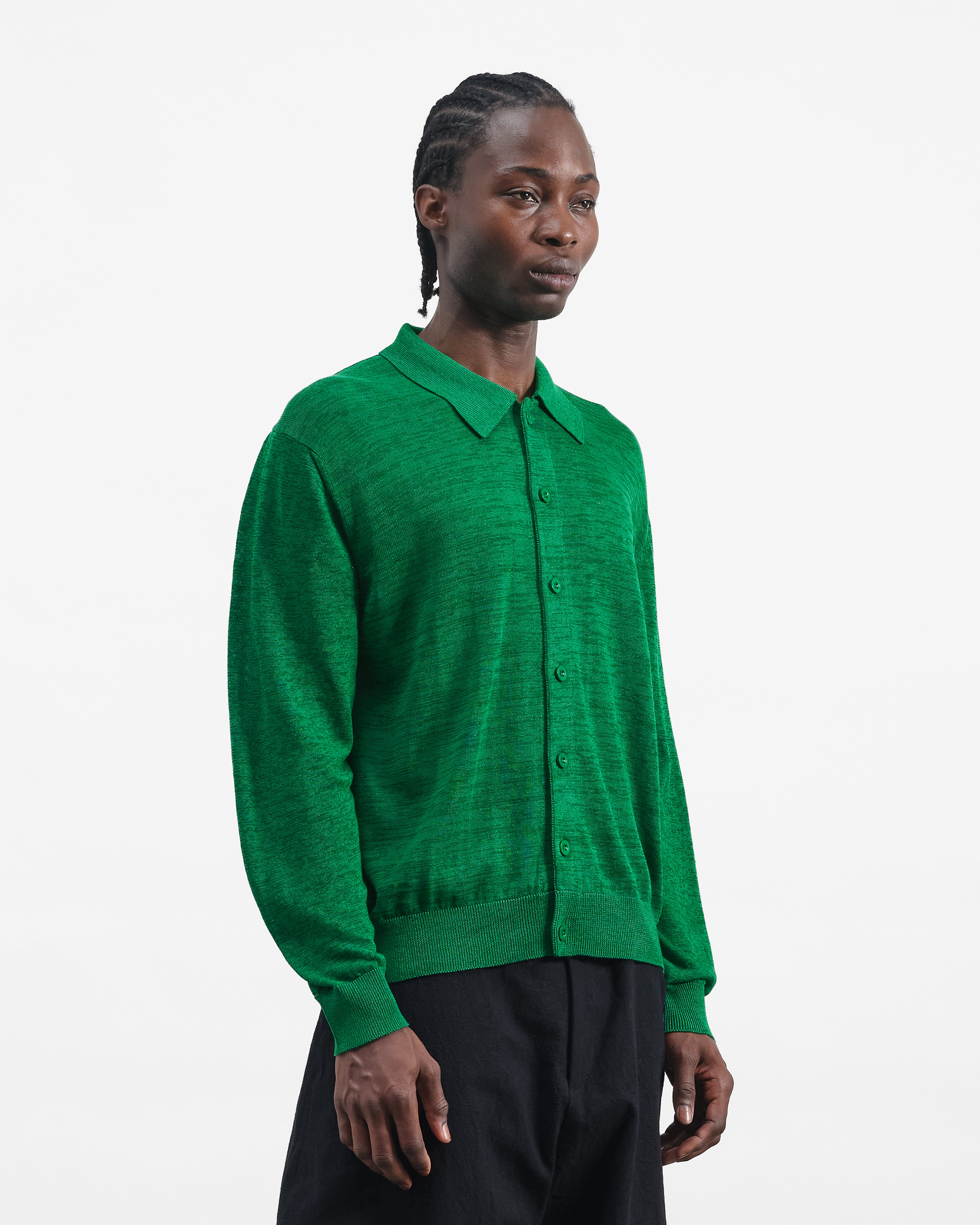 Rat Pack Cardigan Green | YMC | You Must Create