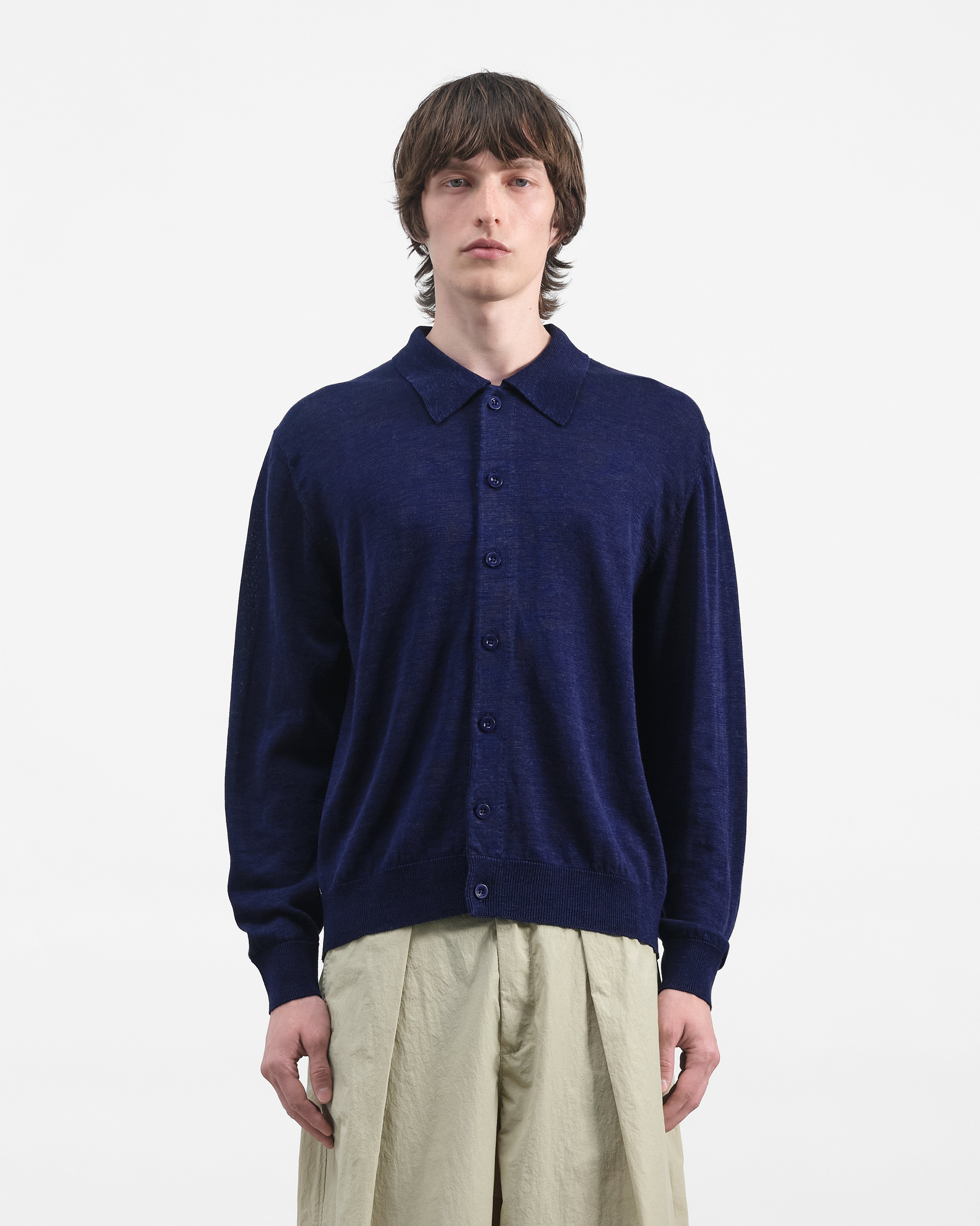 Rat Pack Cardigan Navy | YMC | You Must Create