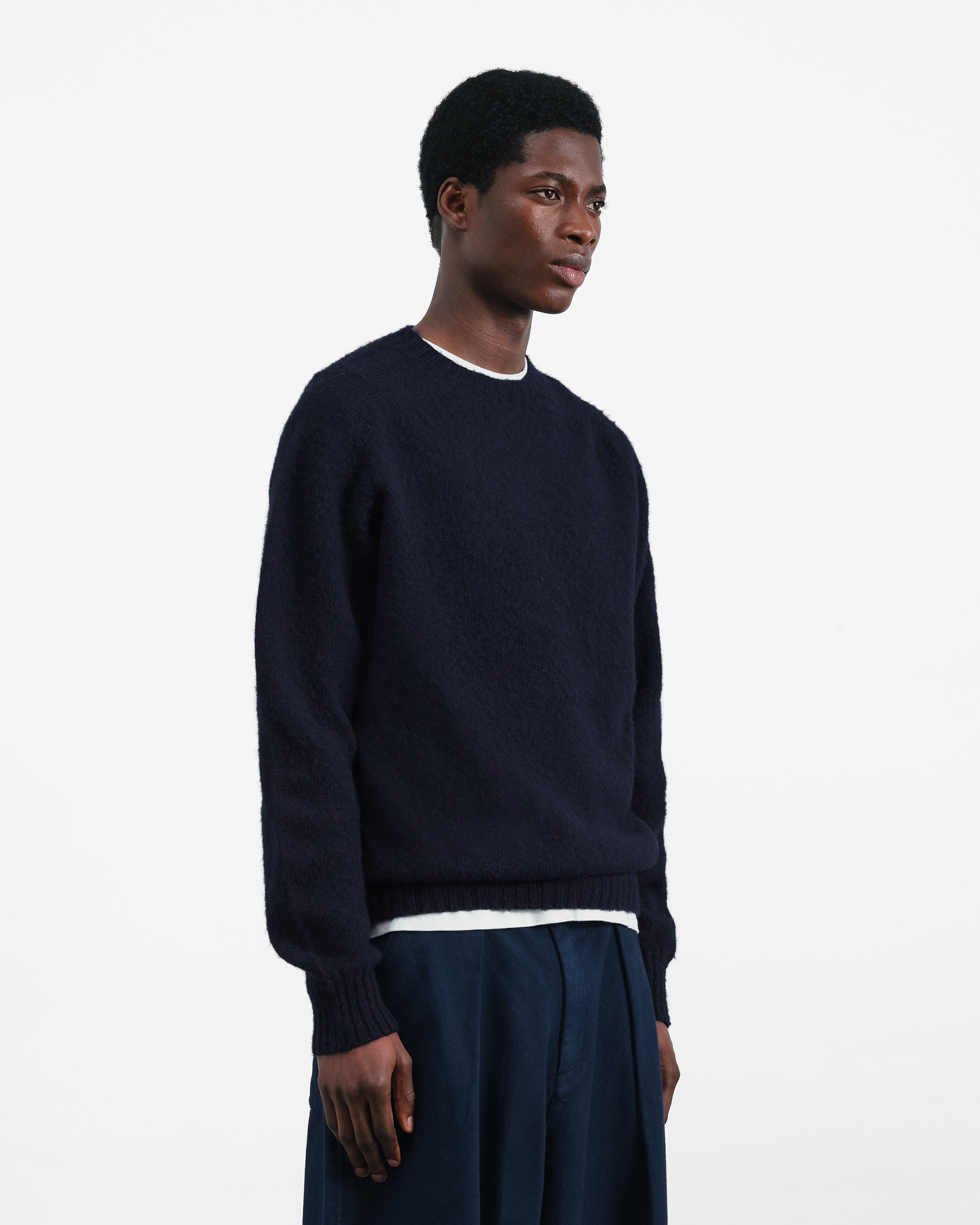 Earth Suedehead Jumper Navy | YMC | You Must Create