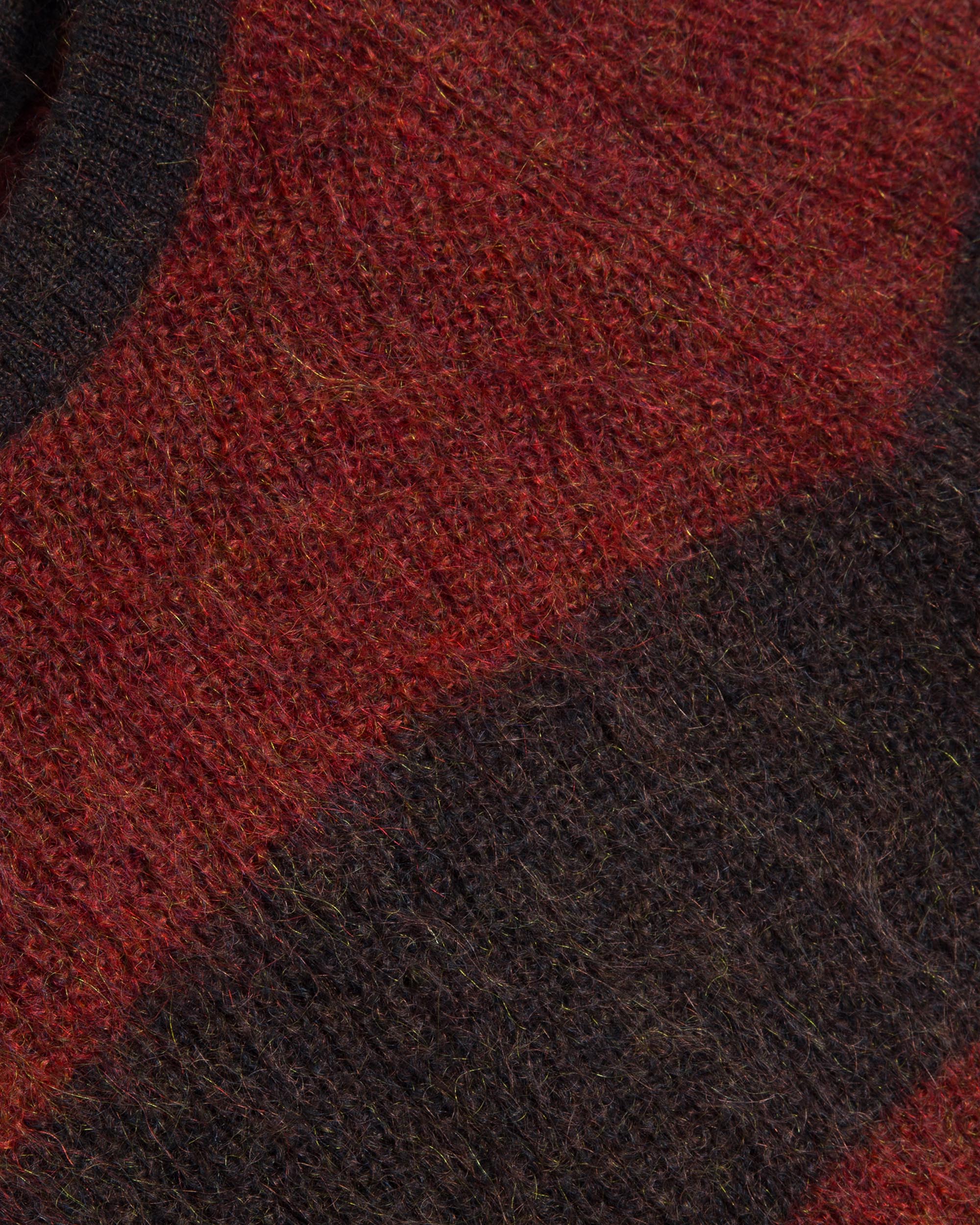Suedehead Stripe Jumper Red YMC You Must Create