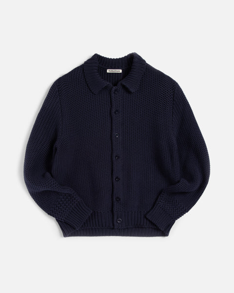 Rat Pack Cardigan Navy | YMC | You Must Create