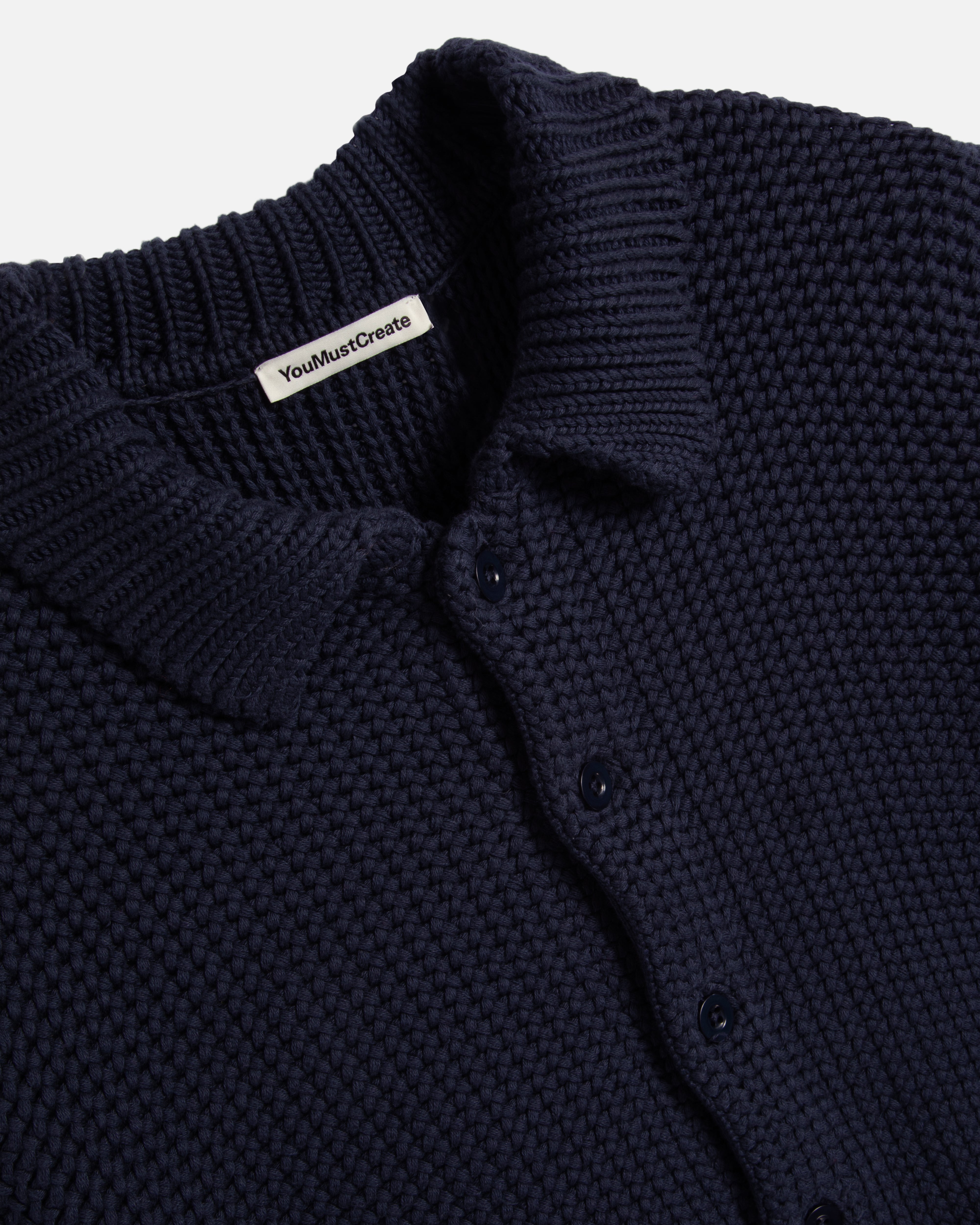 Rat Pack Cardigan Navy | YMC | You Must Create