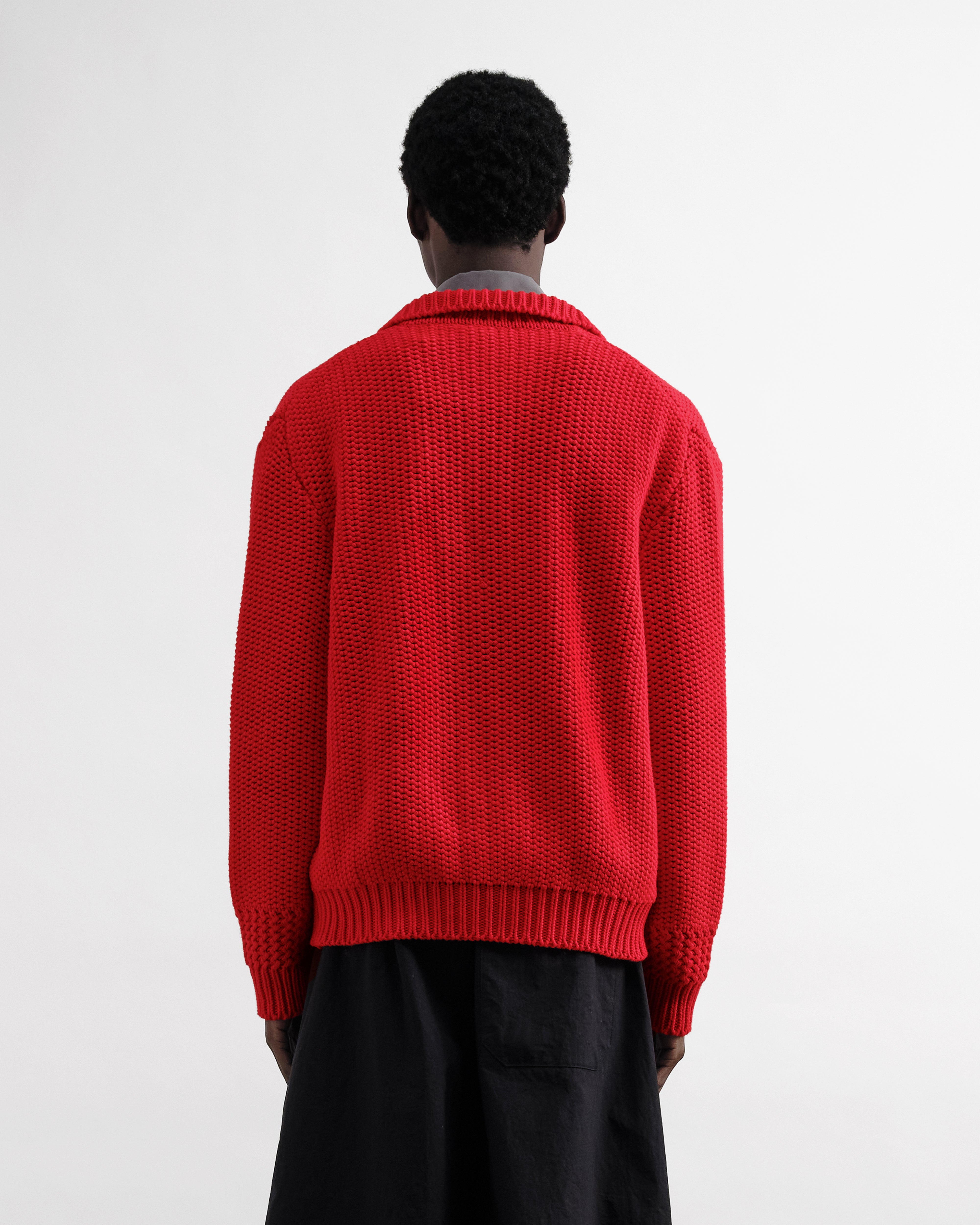 24時間以内発送【美品】YMC Rat Pack Knit Cardigan Rat Pack Cardigan Navy | YMC | You Must Create