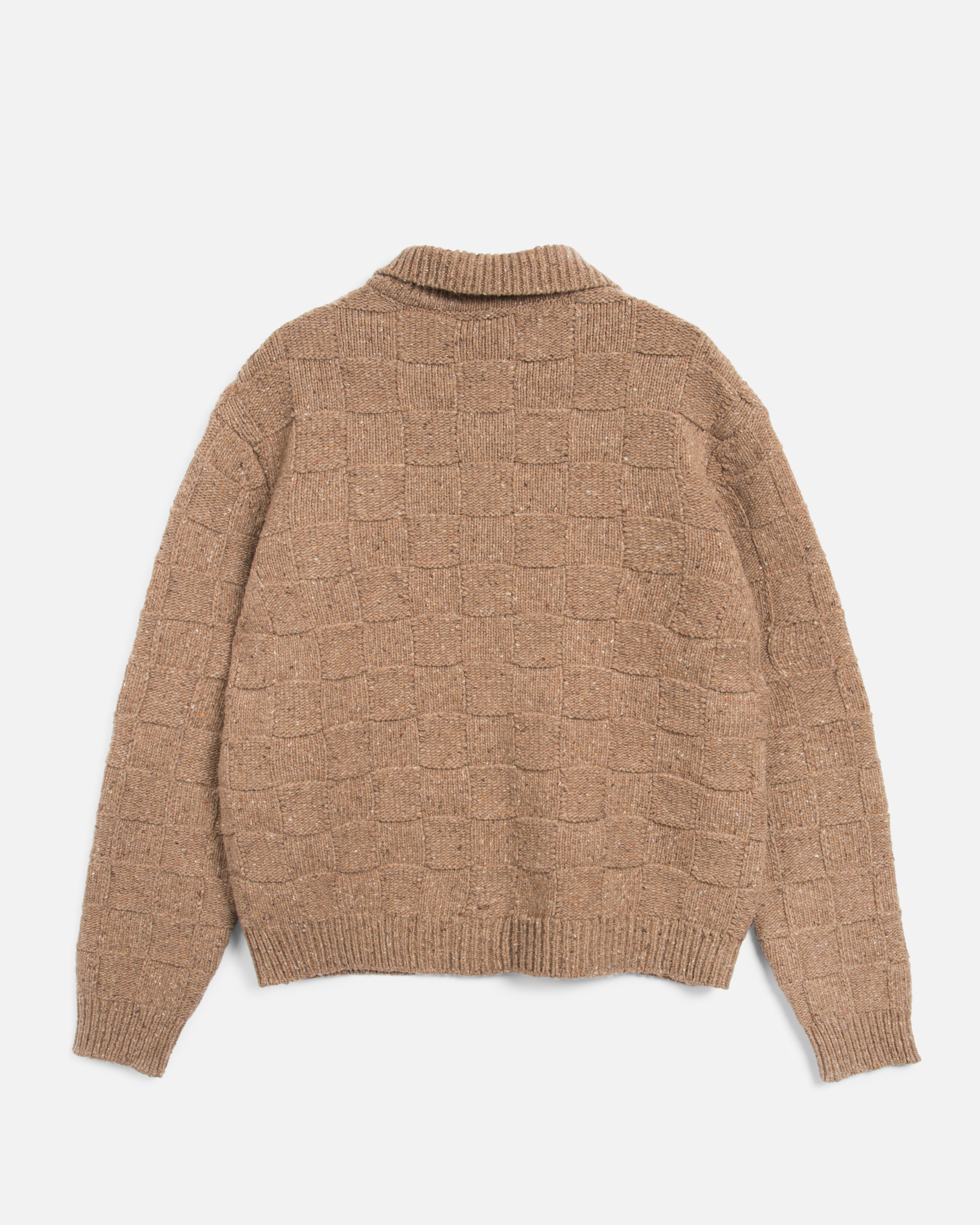 Rat Pack Cardigan Brown | YMC | You Must Create
