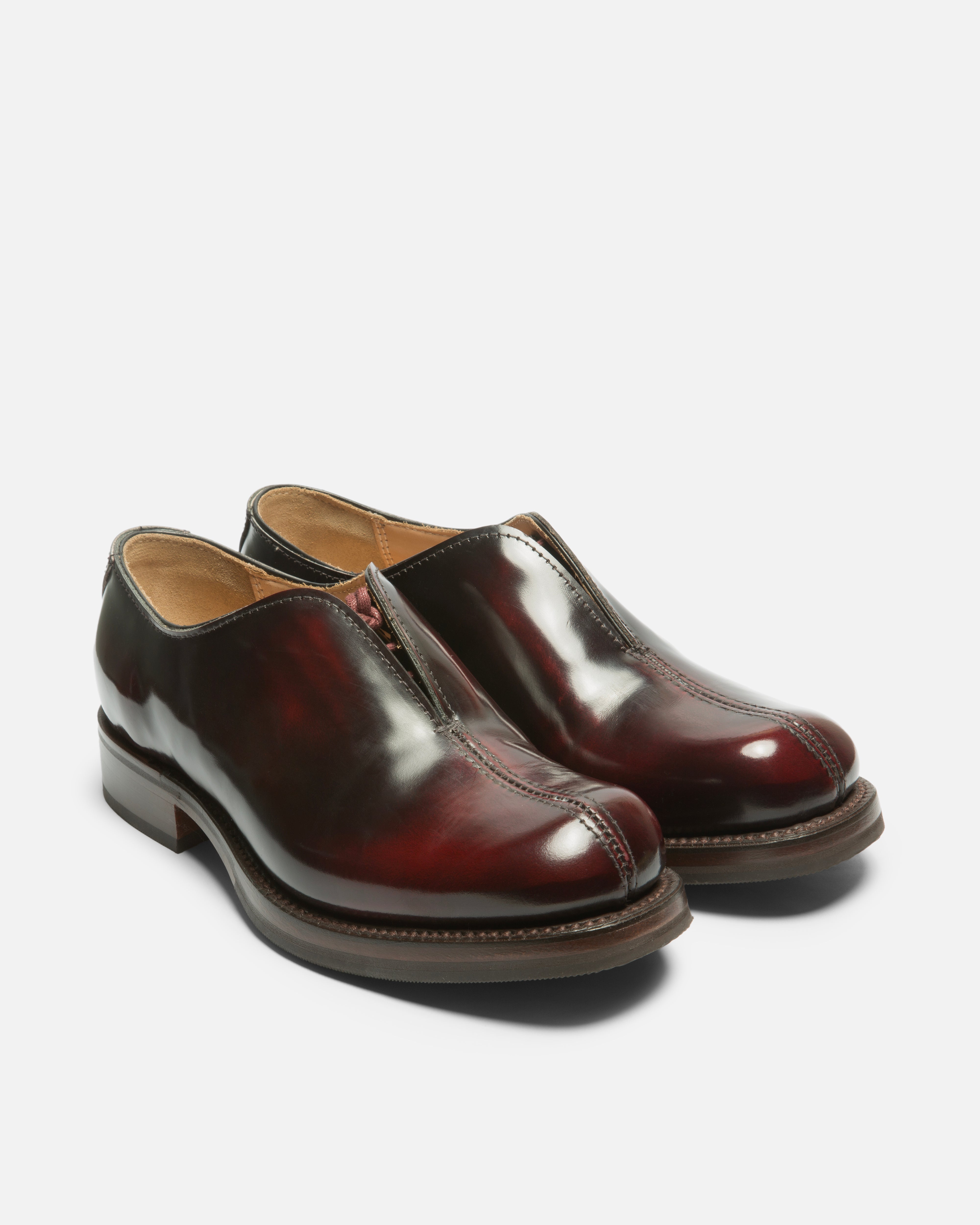 Women's Grenson Division Oxford Shoes Burgundy | YMC | You Must Create