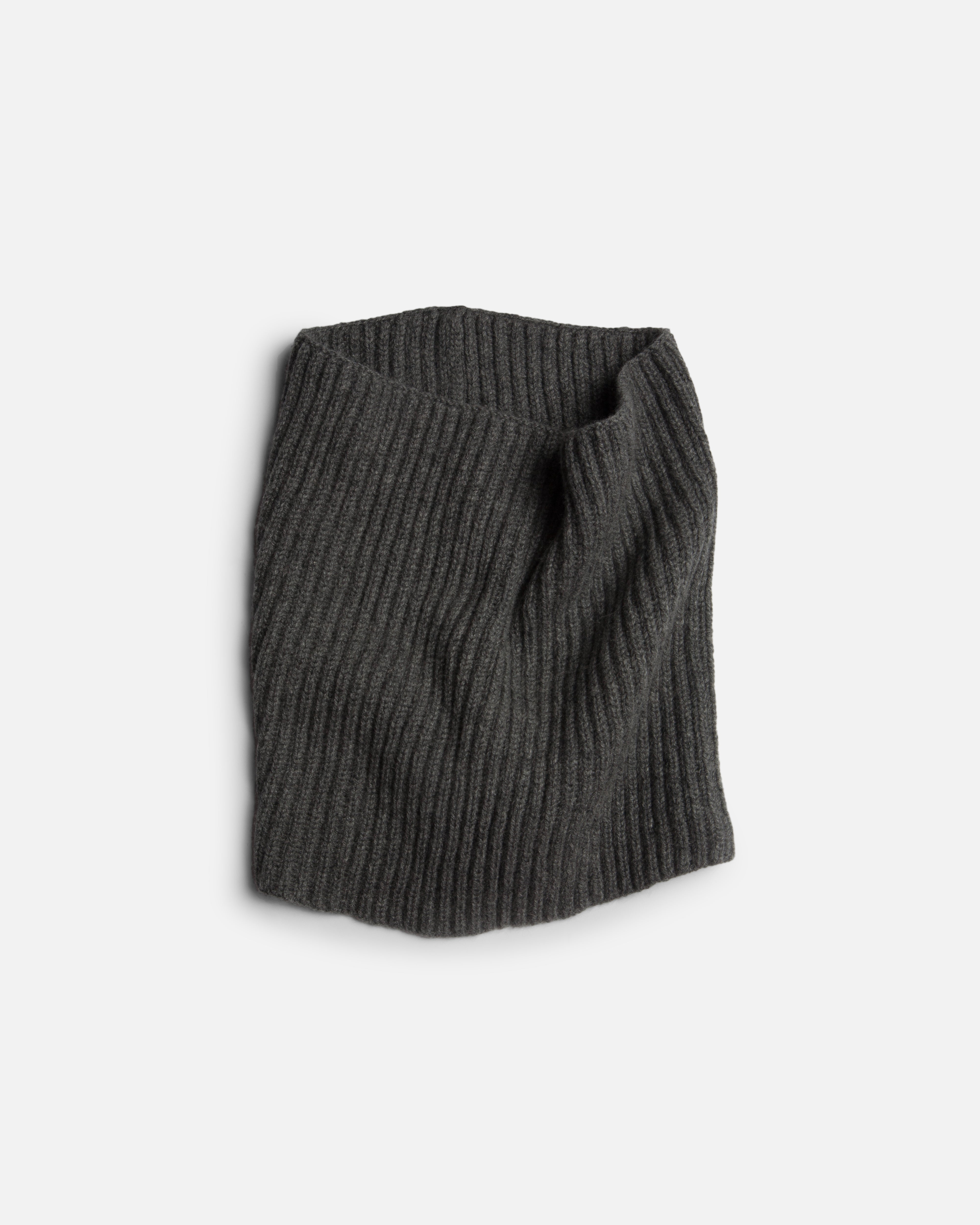 PRY│Cashmere Snood│black│ Silverクリップ付 Cashmere Snood Charcoal | YMC | You Must Create