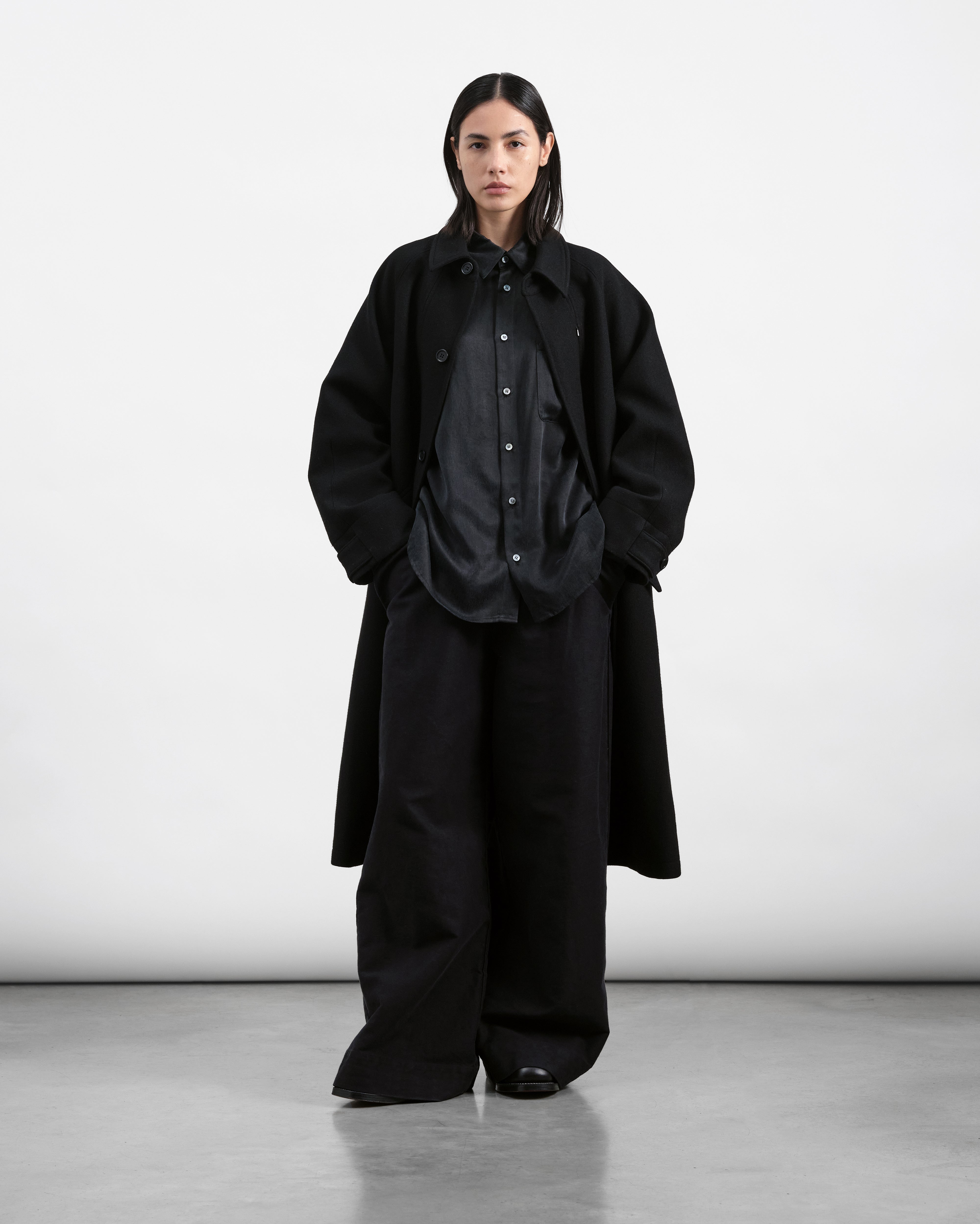 Tyrell Trench Coat Black | YMC | You Must Create