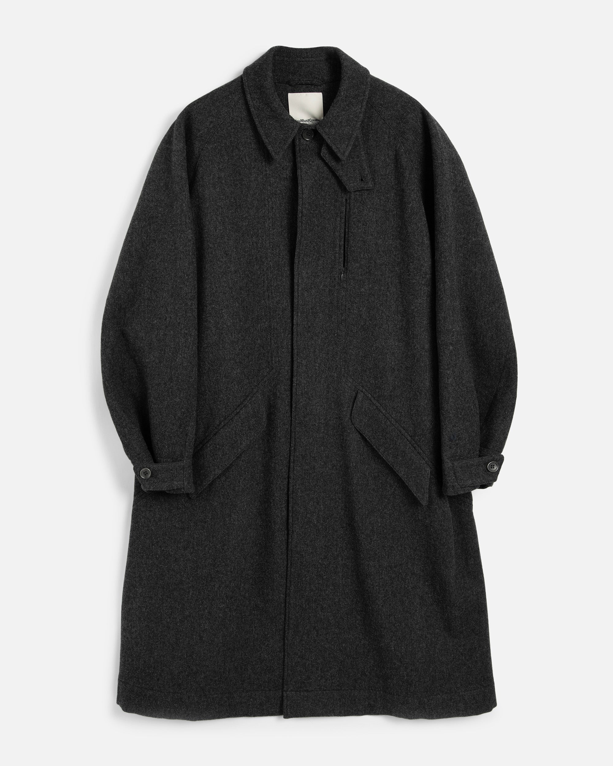 Tyrell Trench Coat Grey | YMC | You Must Create