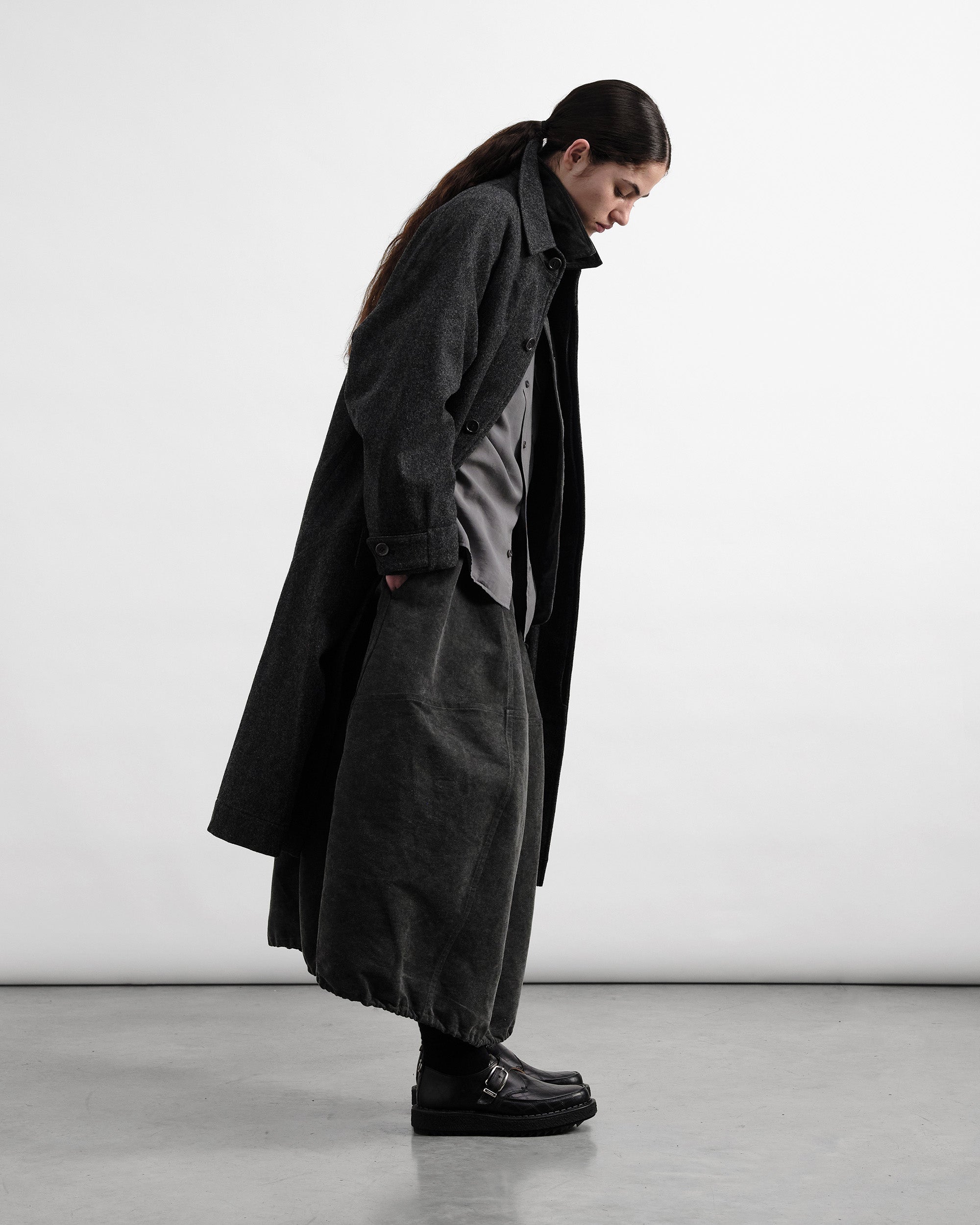 Tyrell Trench Coat Black | YMC | You Must Create