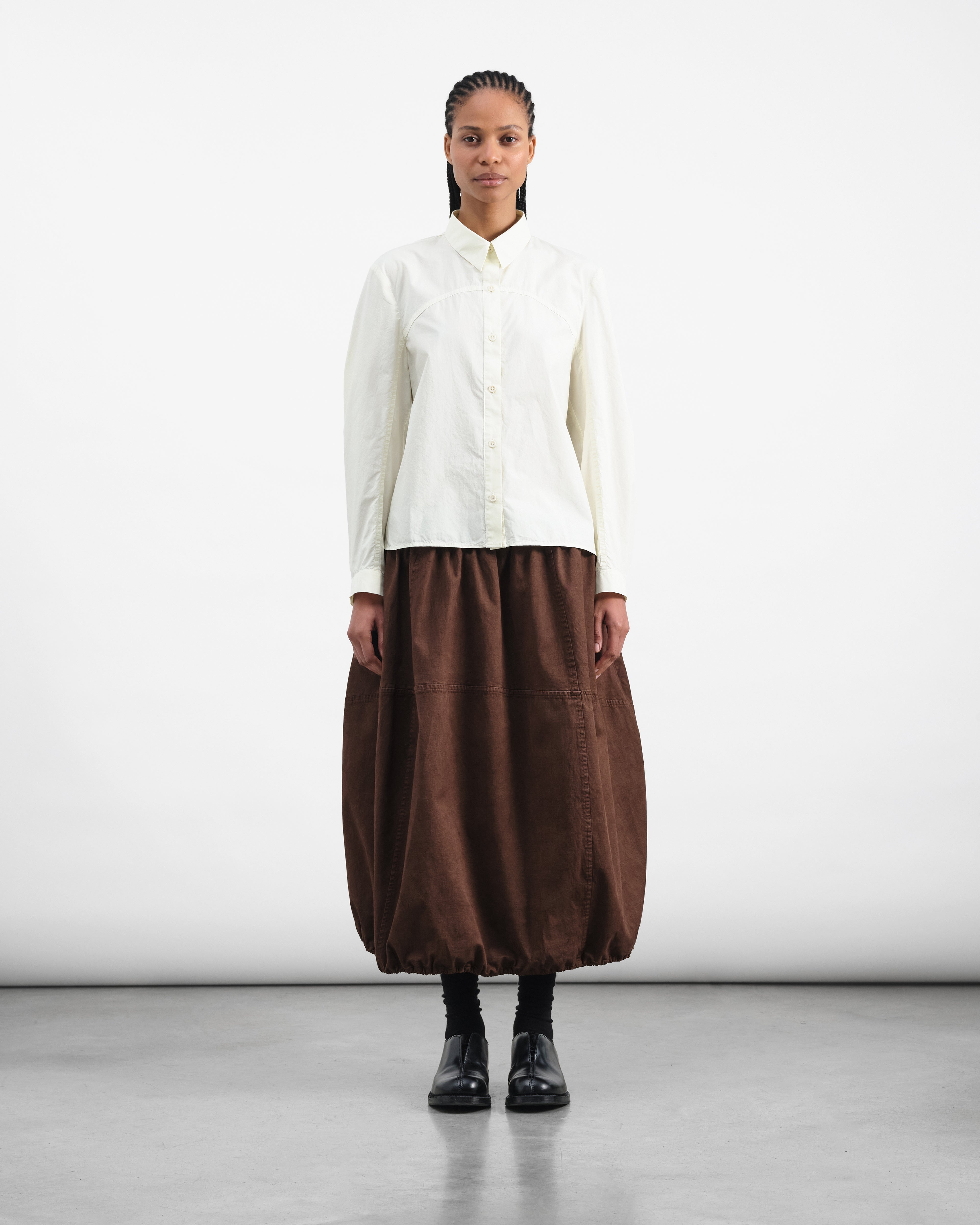 Parachute Skirt Brown | YMC | You Must Create