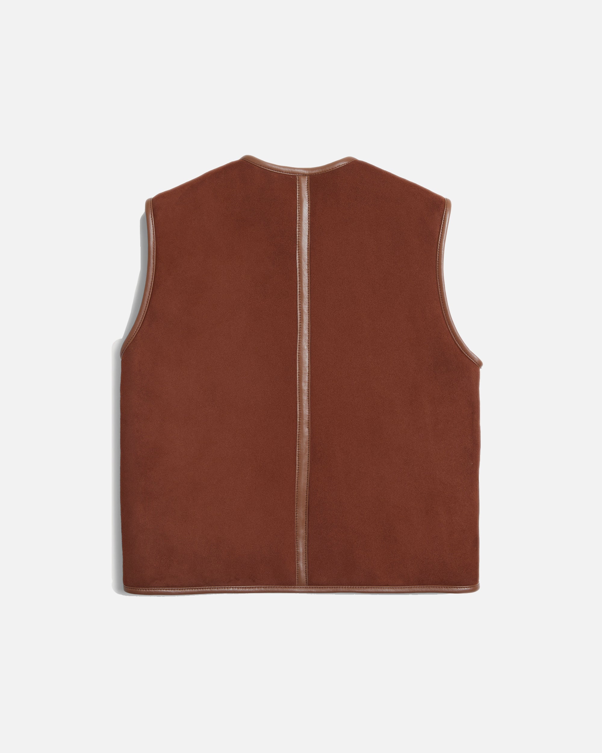 Wyatt Reversible Gilet Brown | YMC | You Must Create