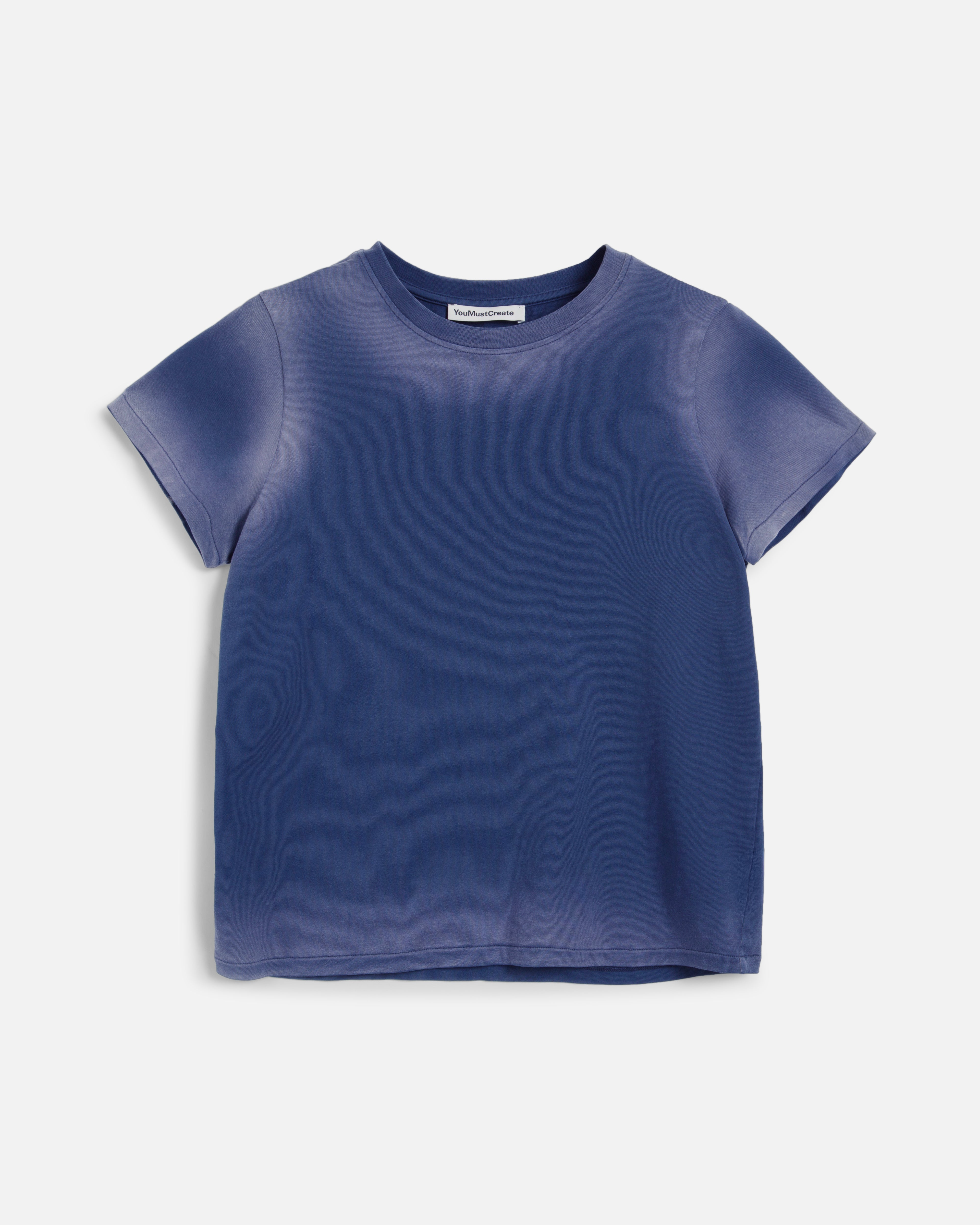 00s archive ymc you must create Tシャツ ブルー Day T-Shirt Blue | YMC | You Must Create