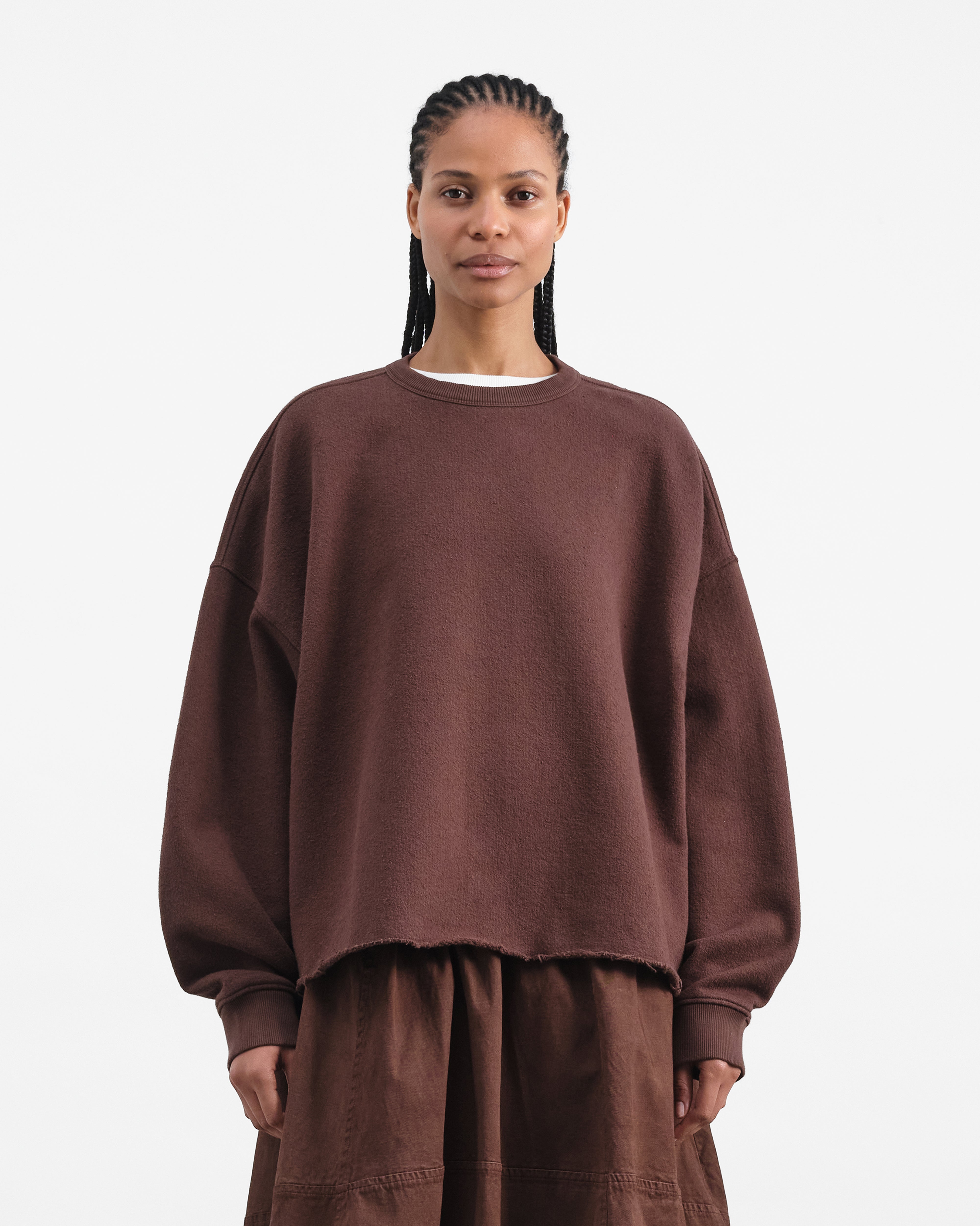 Studio Sweatshirt Brown | YMC | You Must Create