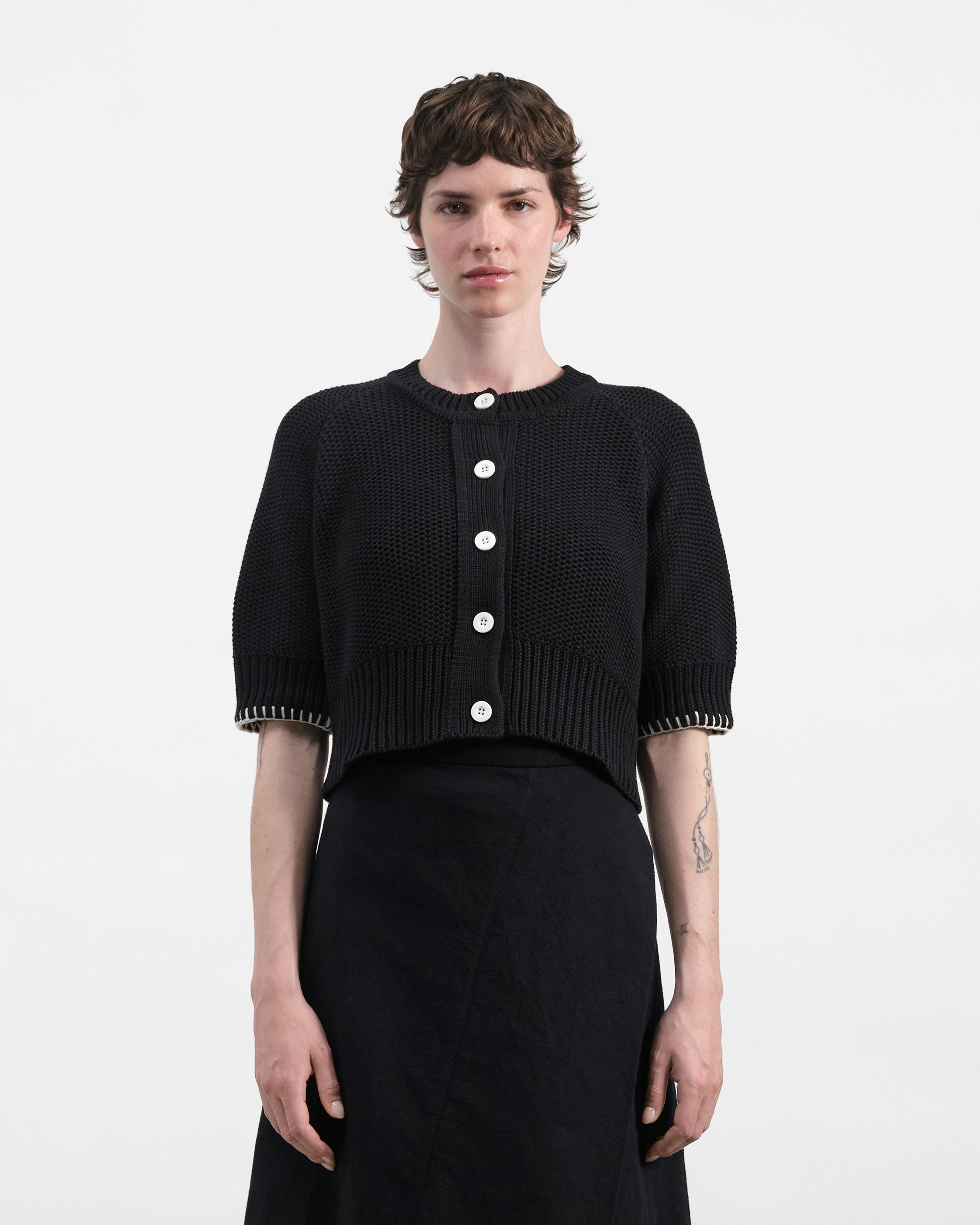Kwai Cardigan Black | YMC | You Must Create
