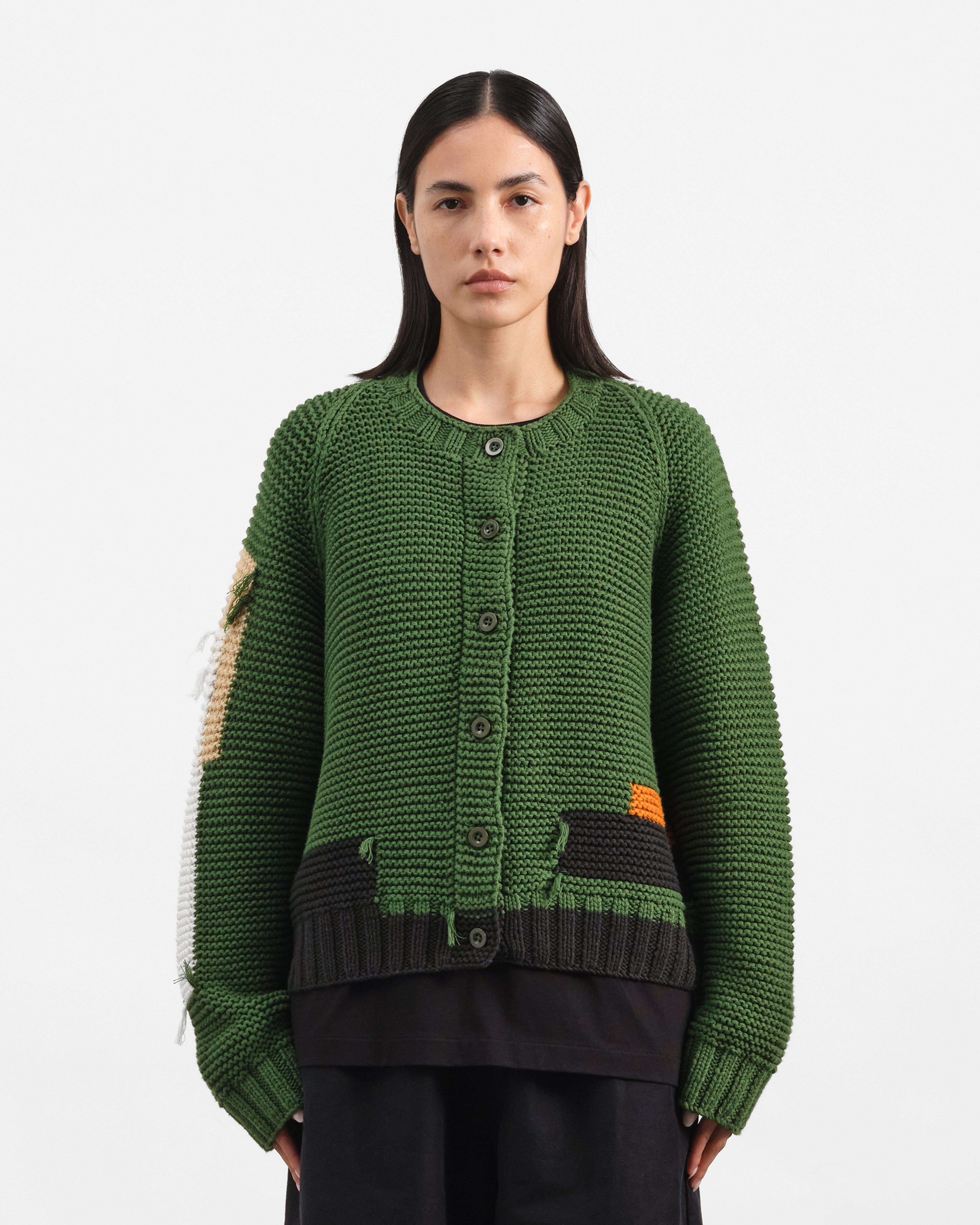 Atomic Cardigan Green | YMC | You Must Create