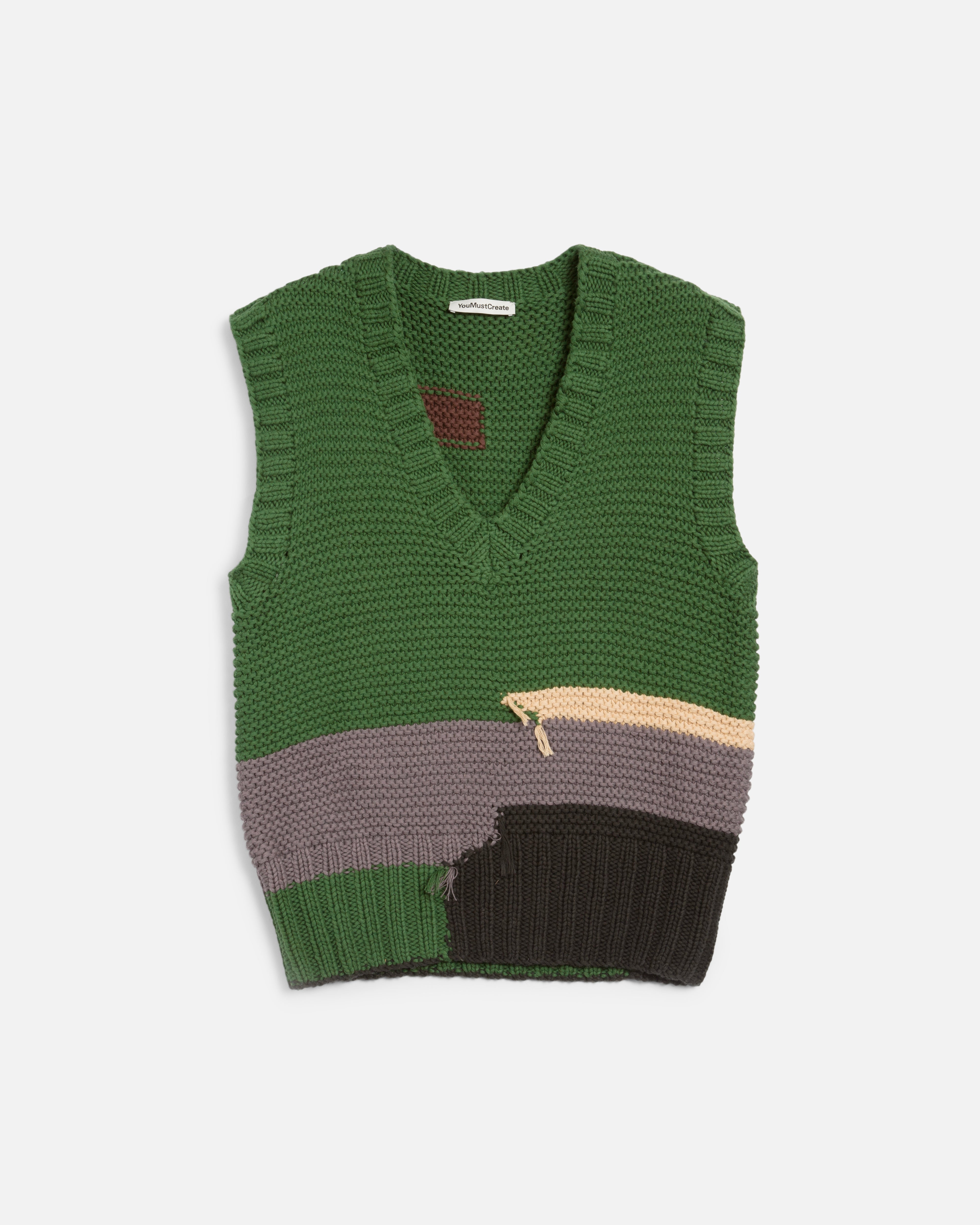 Eaphi　MIX PATTERN KNIT VEST Eaphi MIX PATTERN KNIT VEST