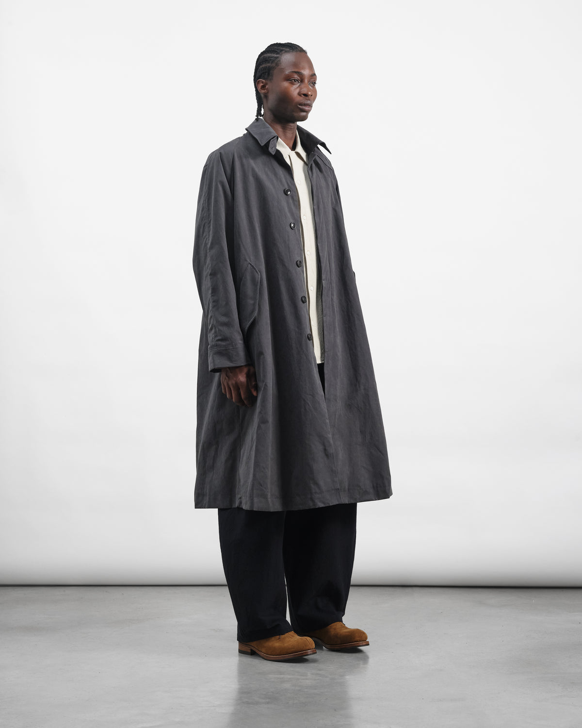 Runner Trench Coat Grey | YMC | You Must Create
