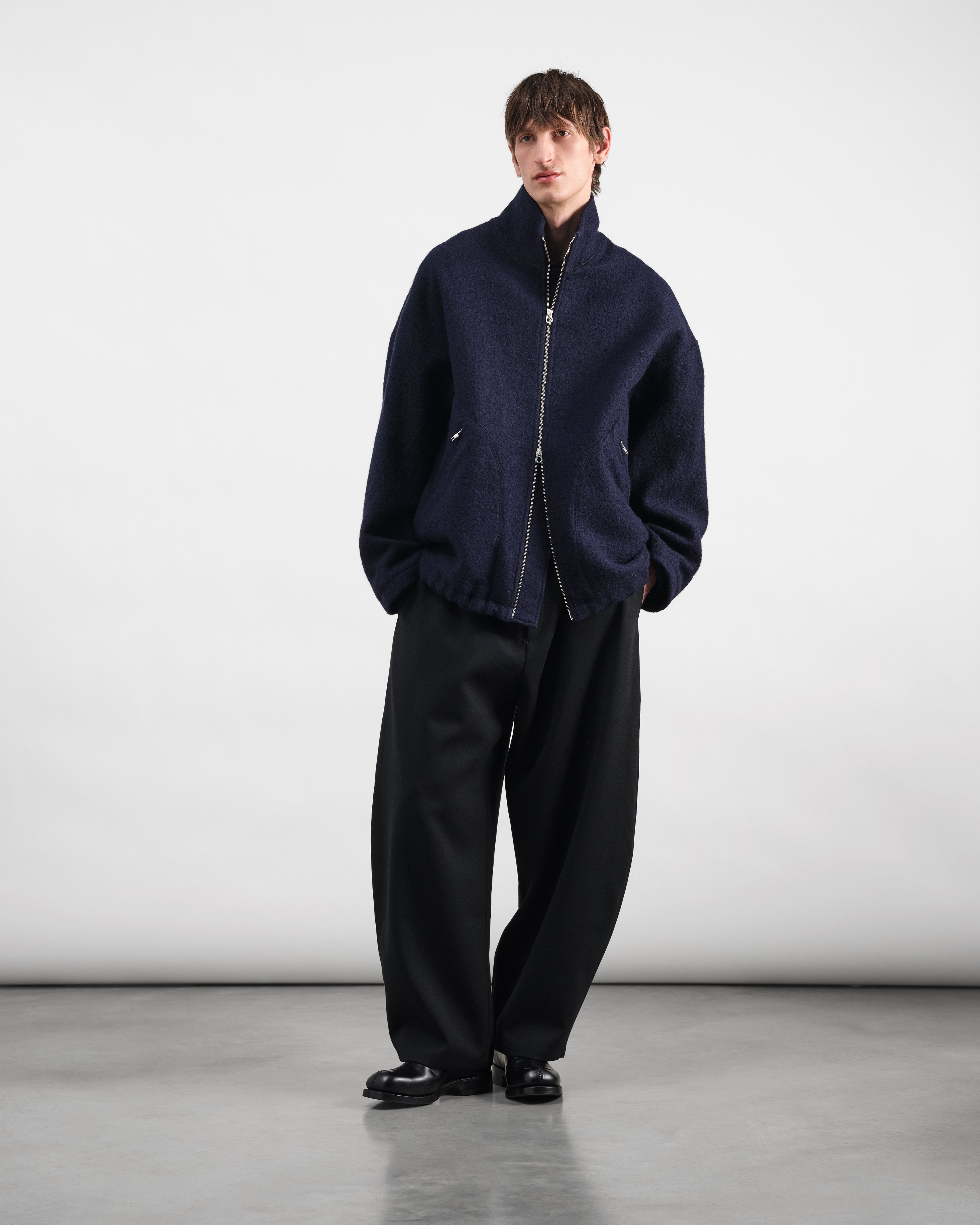 Aaron Zip Jacket Navy | YMC | You Must Create