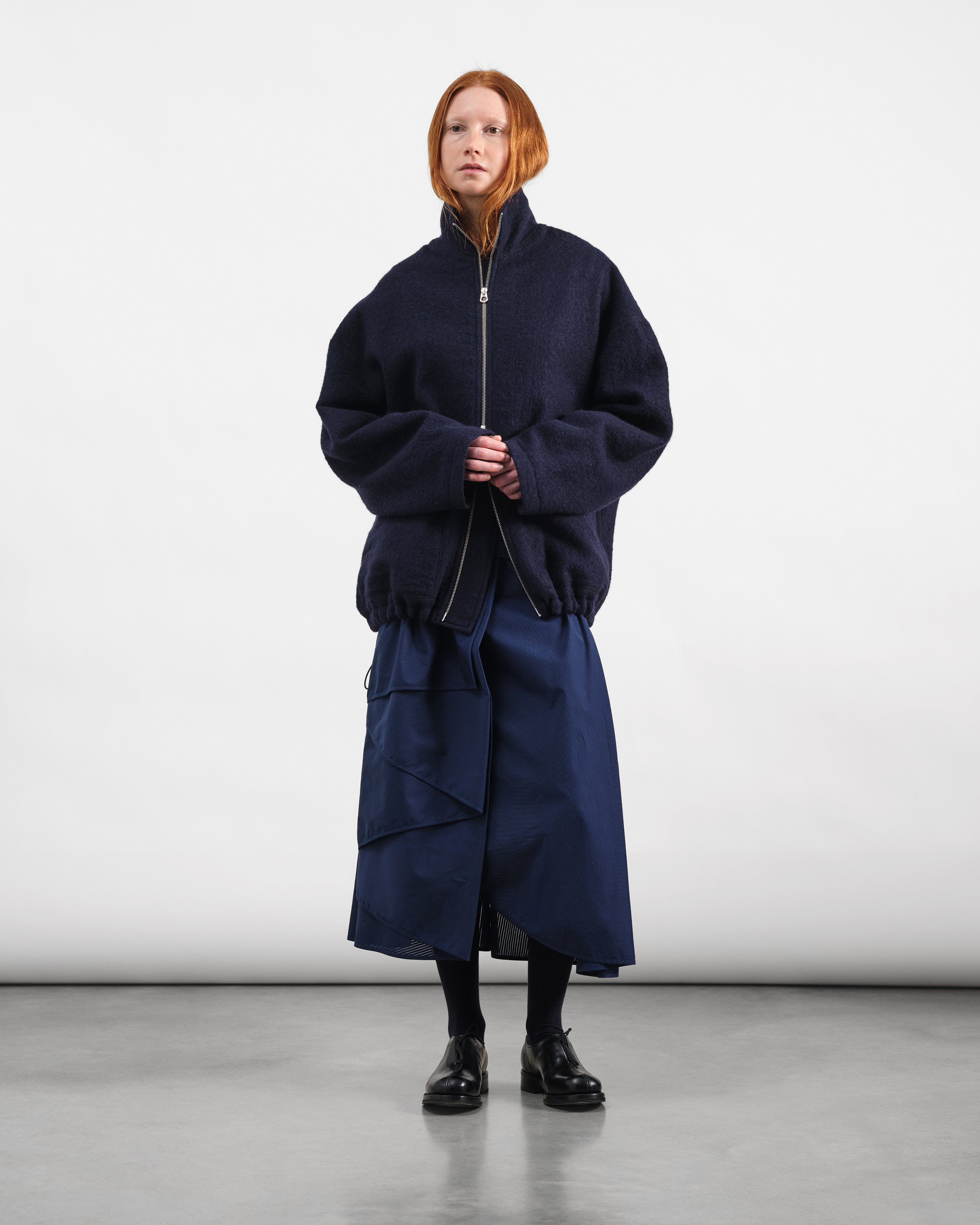 Aaron Zip Jacket Navy | YMC | You Must Create
