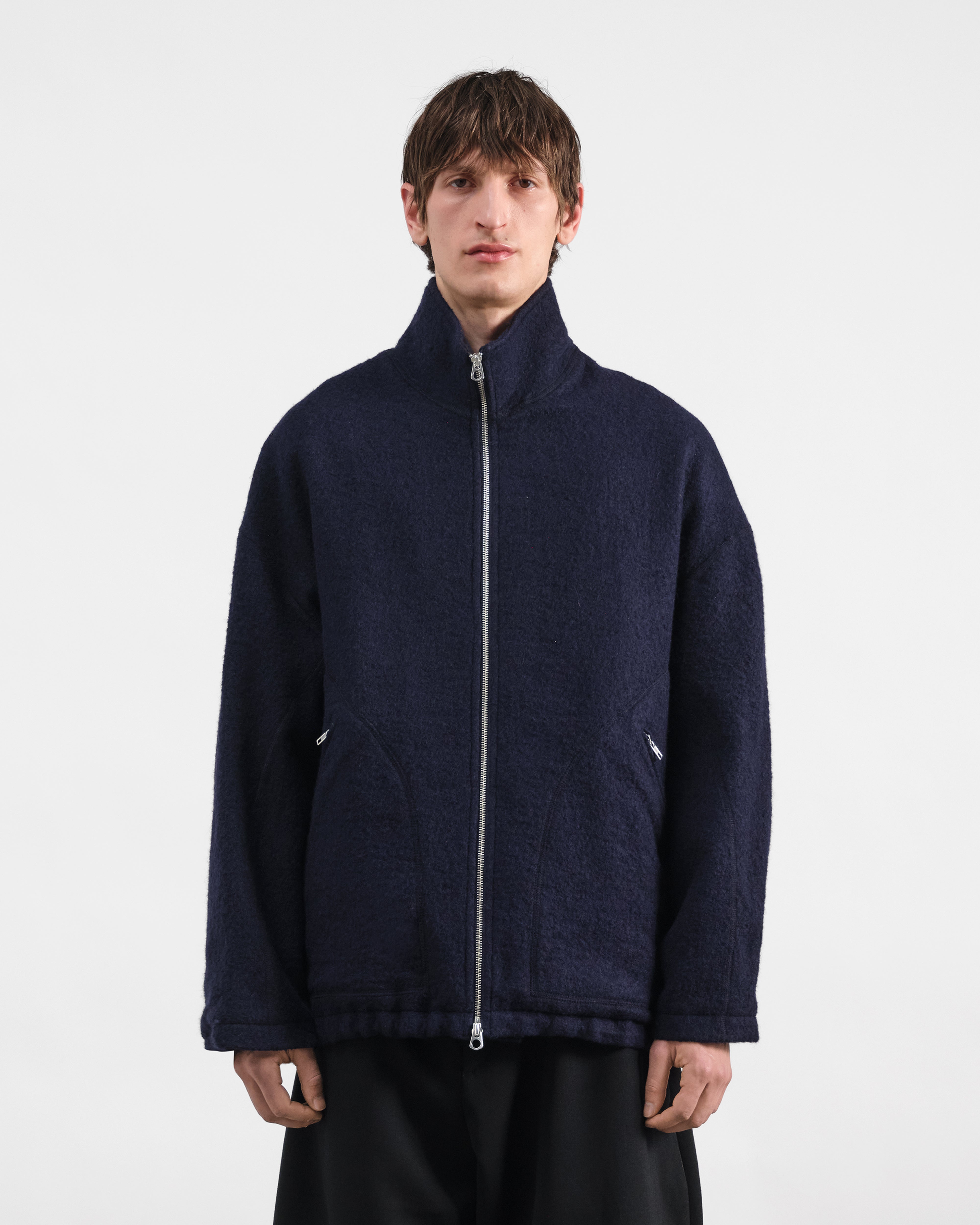 Aaron Zip Jacket Navy | YMC | You Must Create