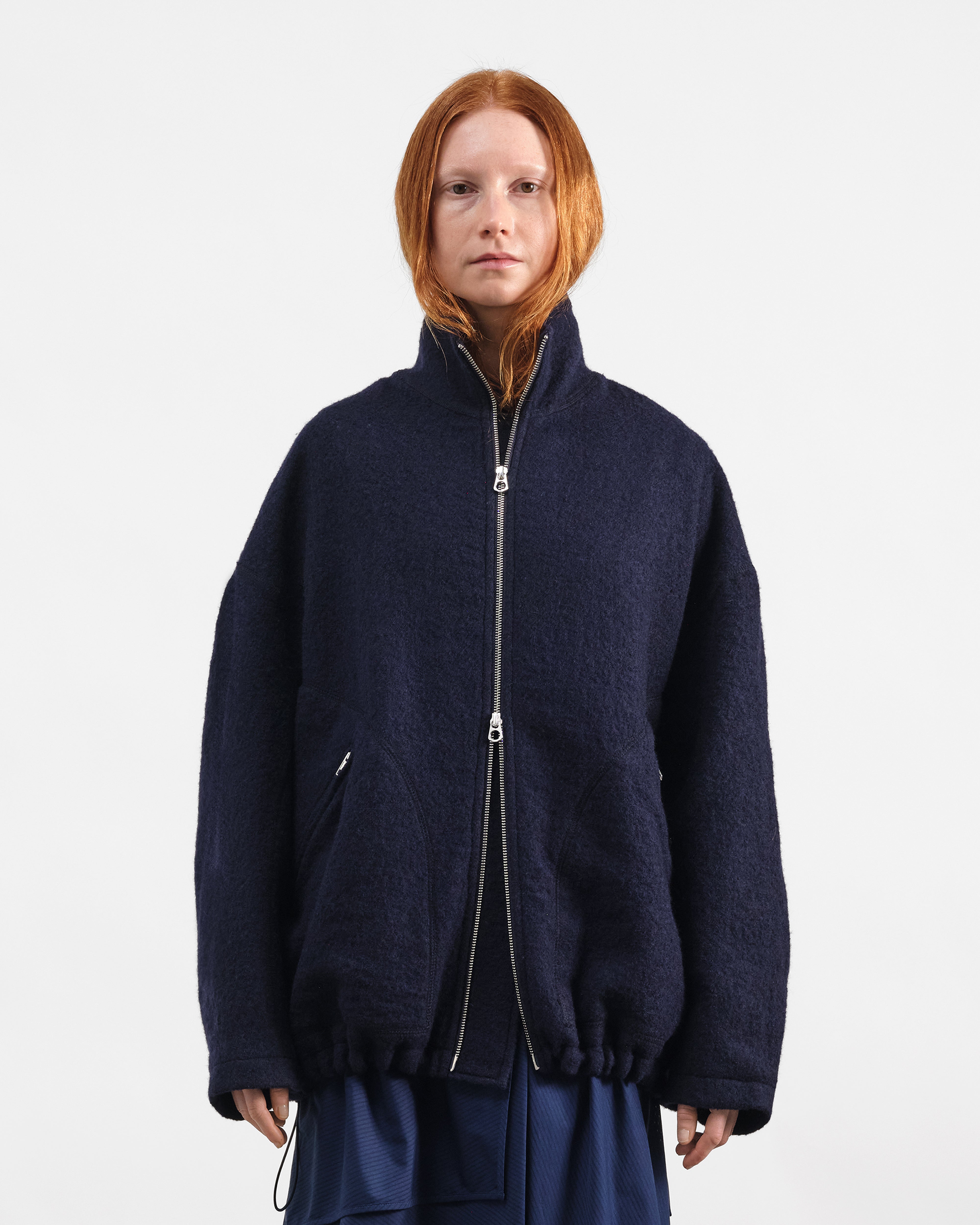 Aaron Zip Jacket Navy | YMC | You Must Create