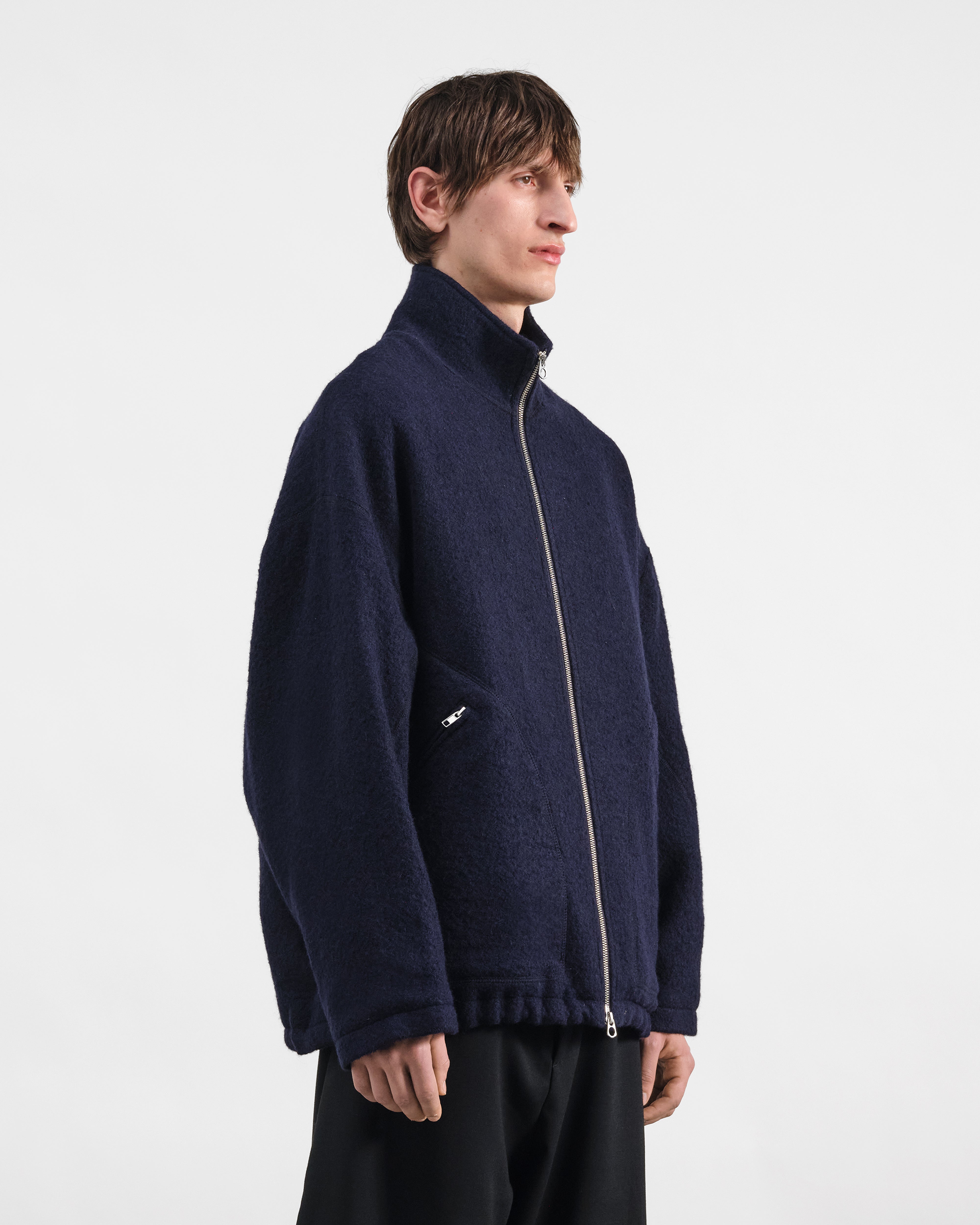 Aaron Zip Jacket Navy | YMC | You Must Create