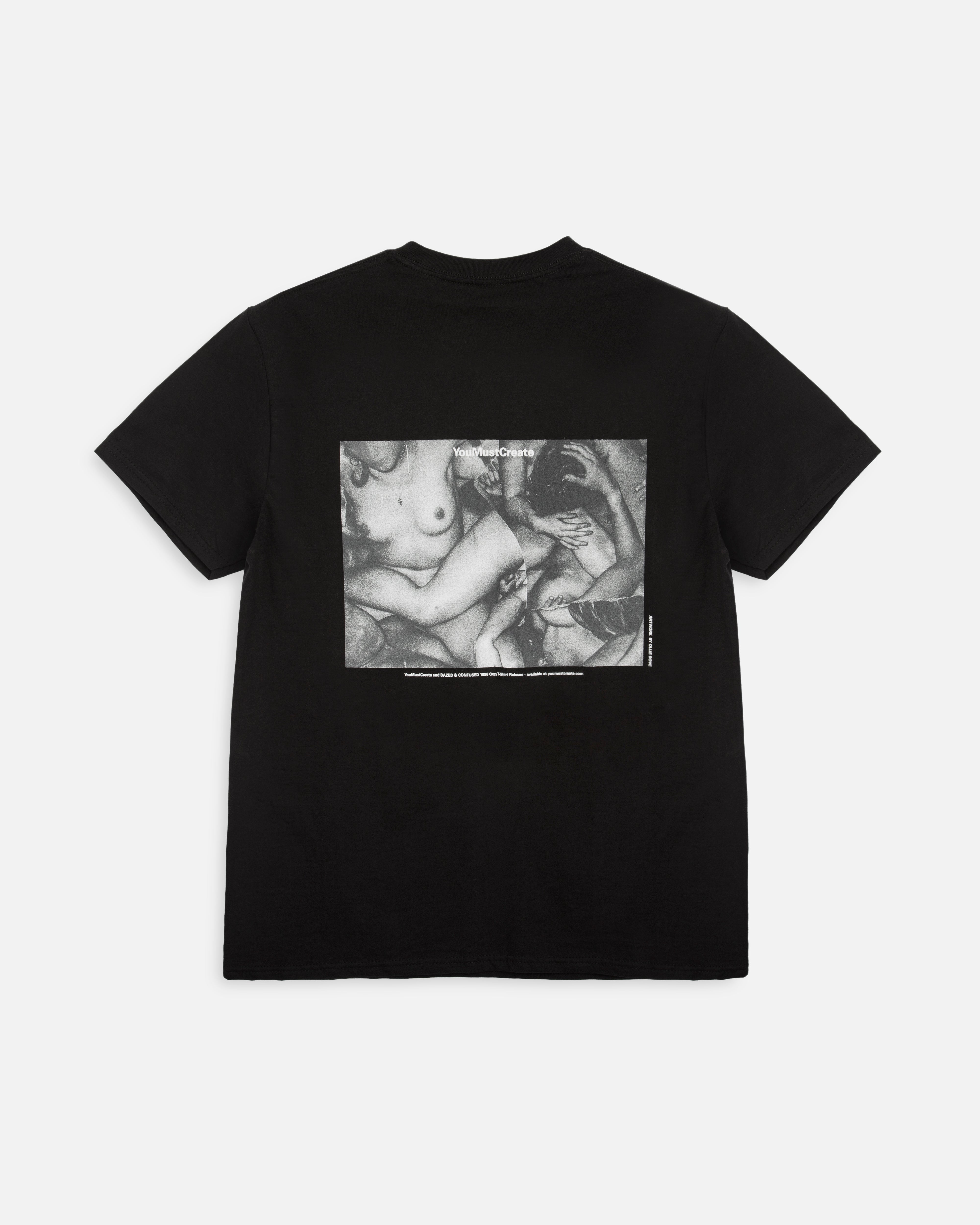 HYPER ORGY TOUR Tシャツ Dazed 1996 Orgy Print T-Shirt White | YMC | You Must Create