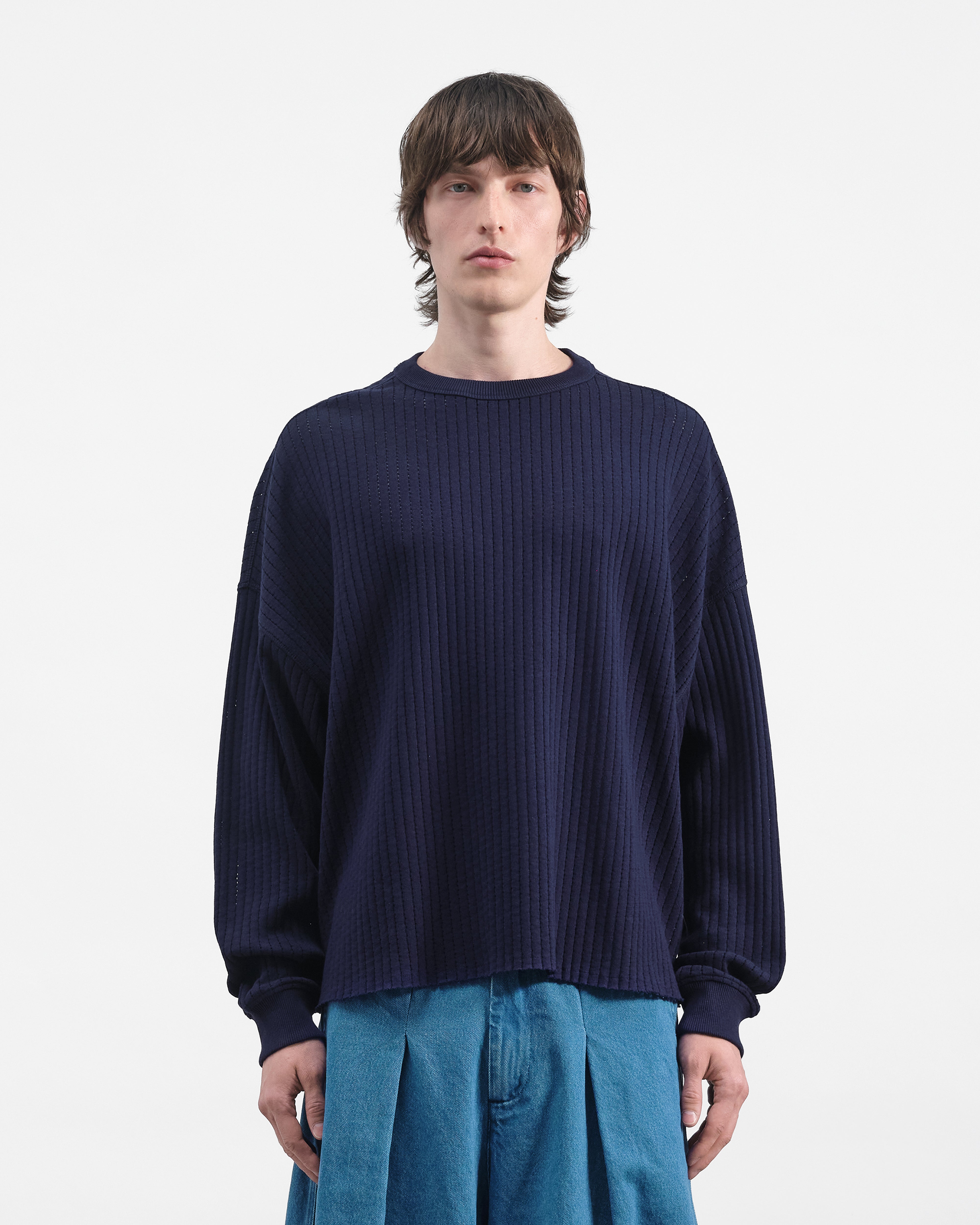 Studio Sweatshirt Navy | YMC | You Must Create