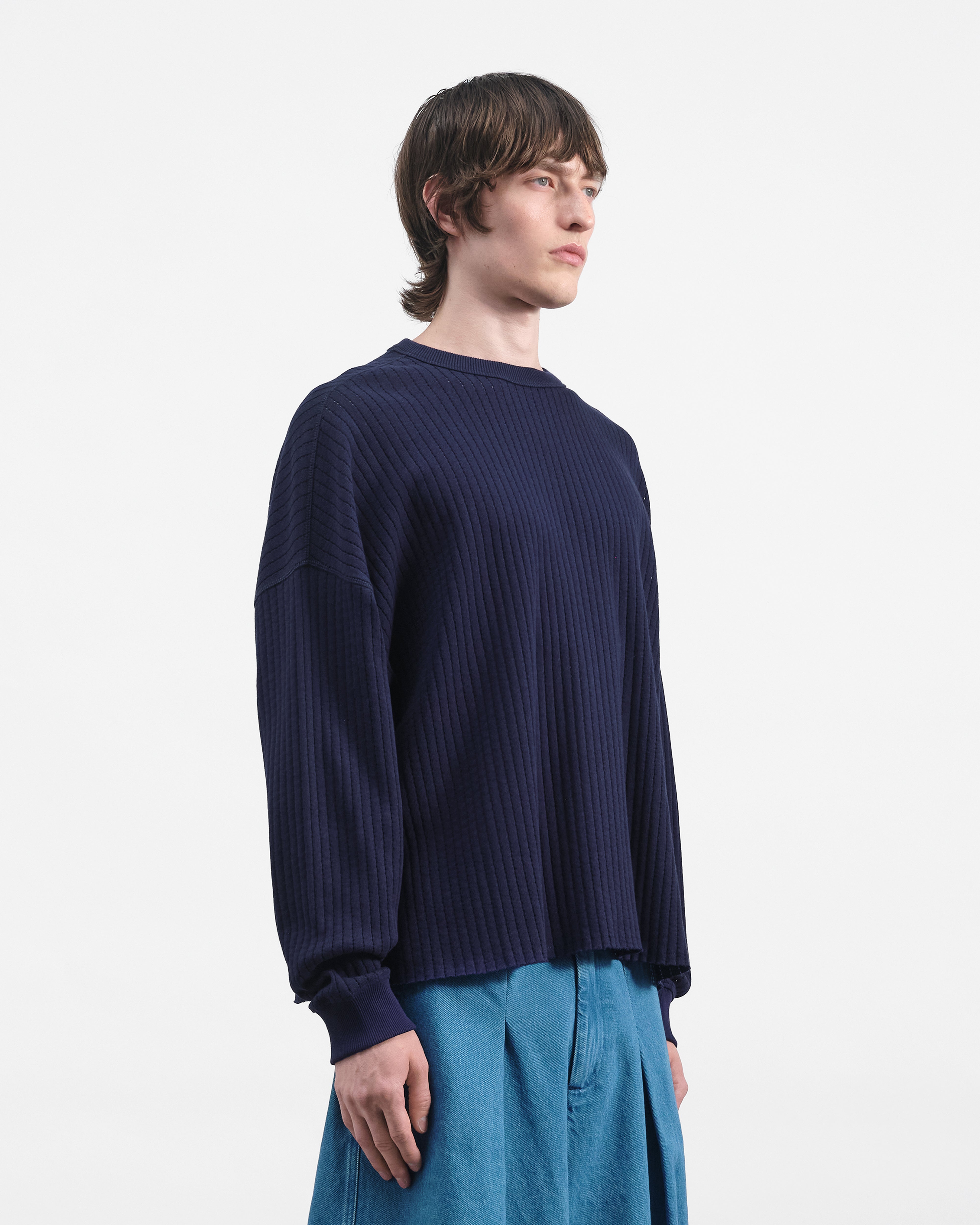 Studio Sweatshirt Navy | YMC | You Must Create