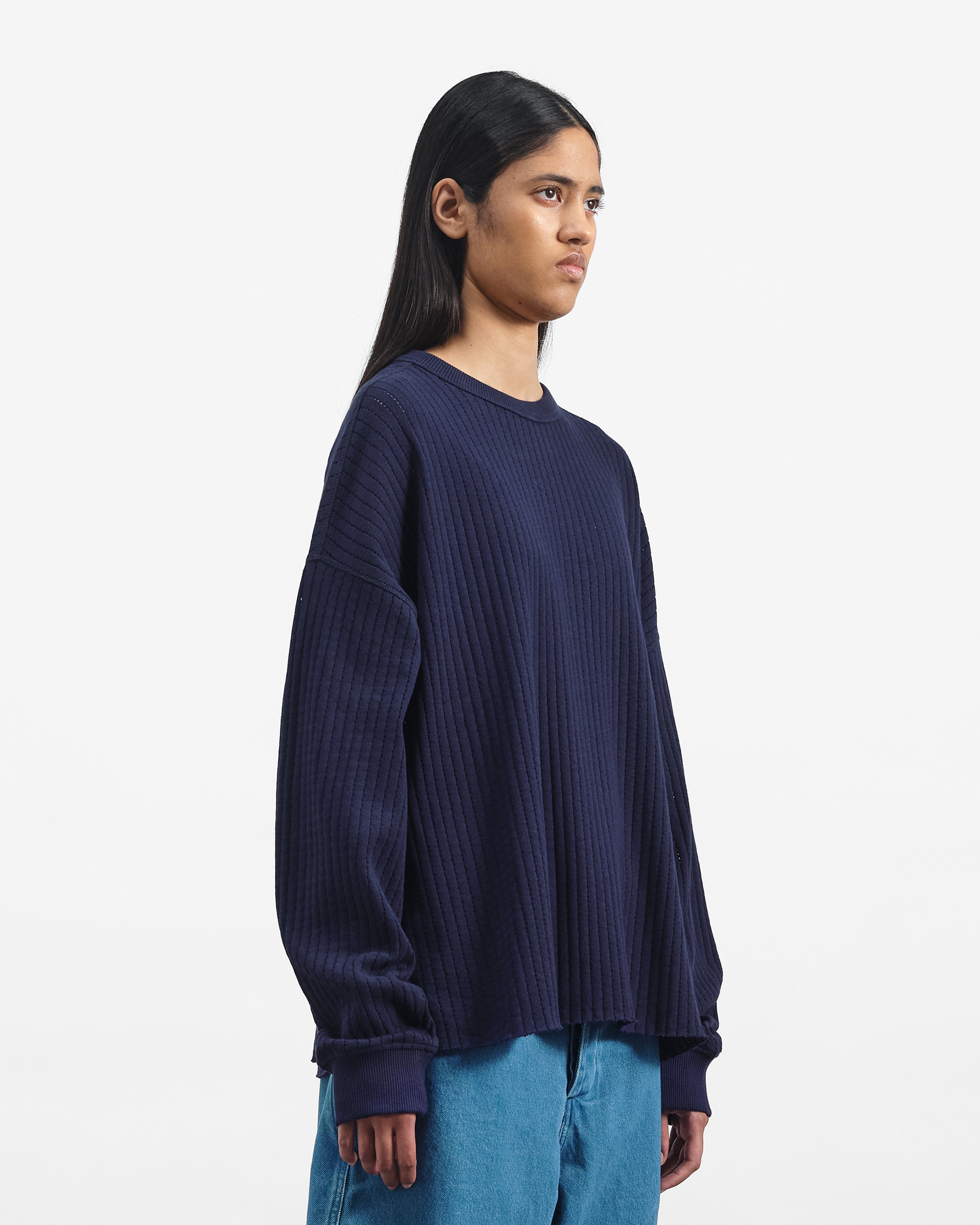 Studio Sweatshirt Navy | YMC | You Must Create
