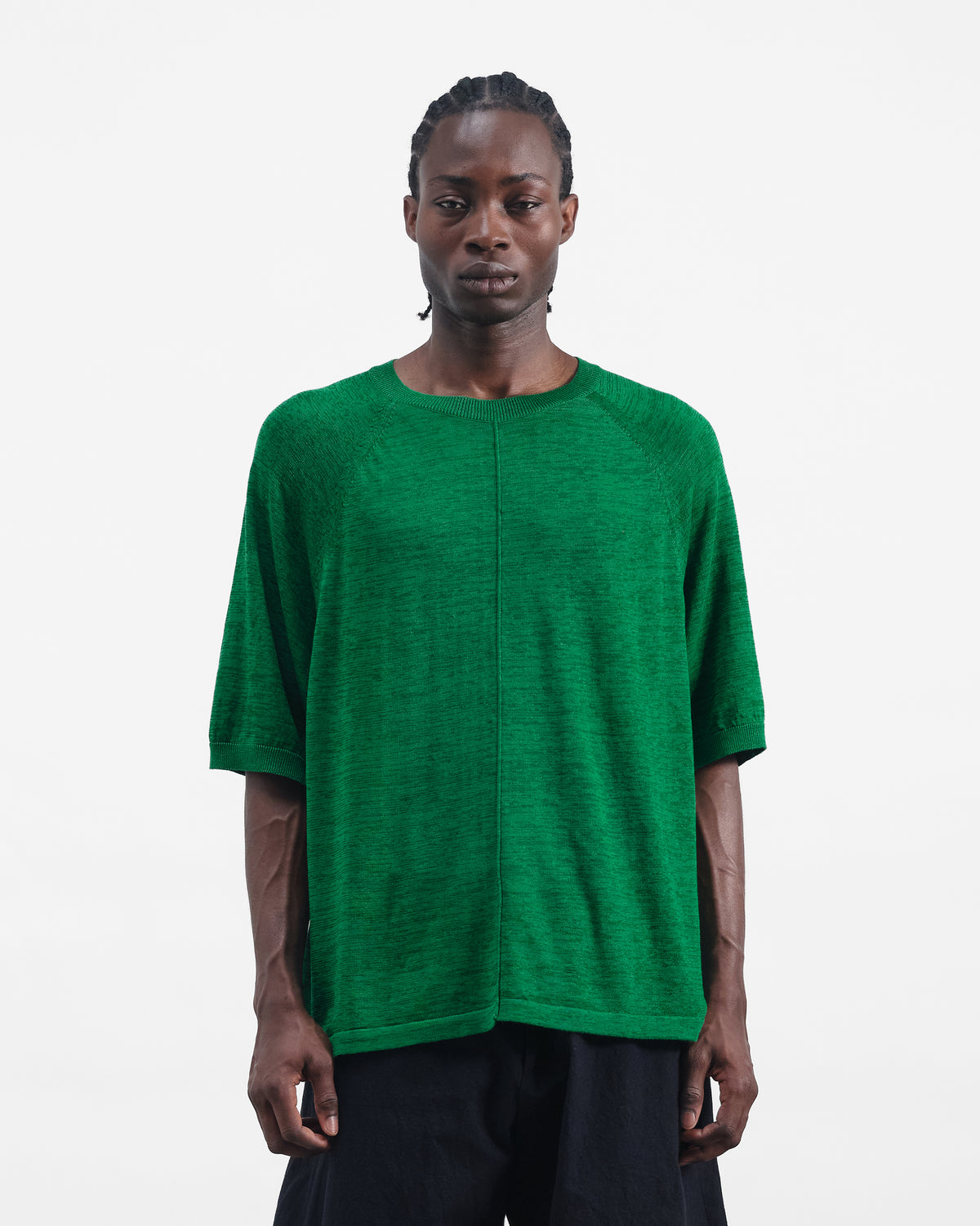 Raglan Triple T-Shirt Green | YMC | You Must Create
