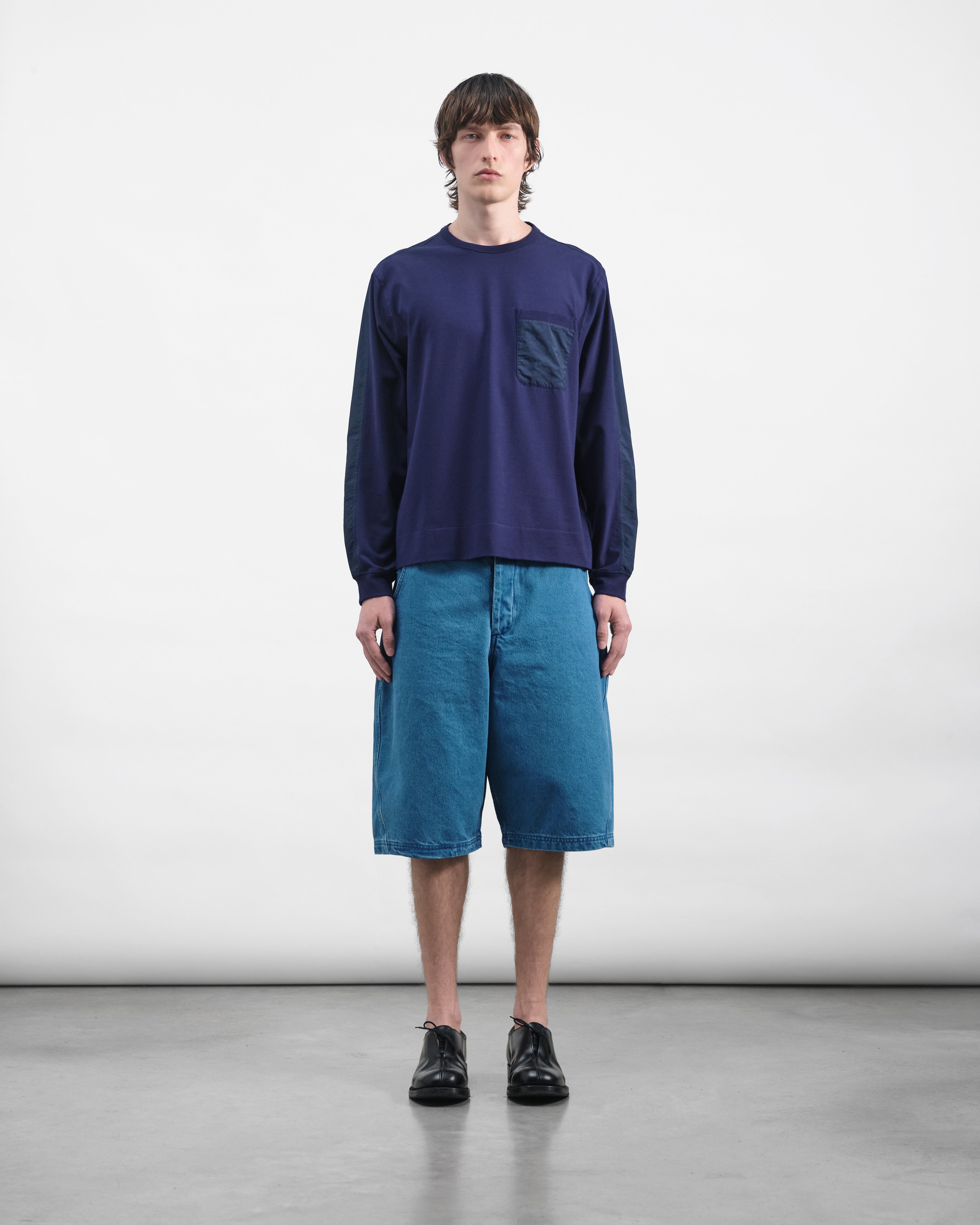 Twisted Short Indigo | YMC | You Must Create